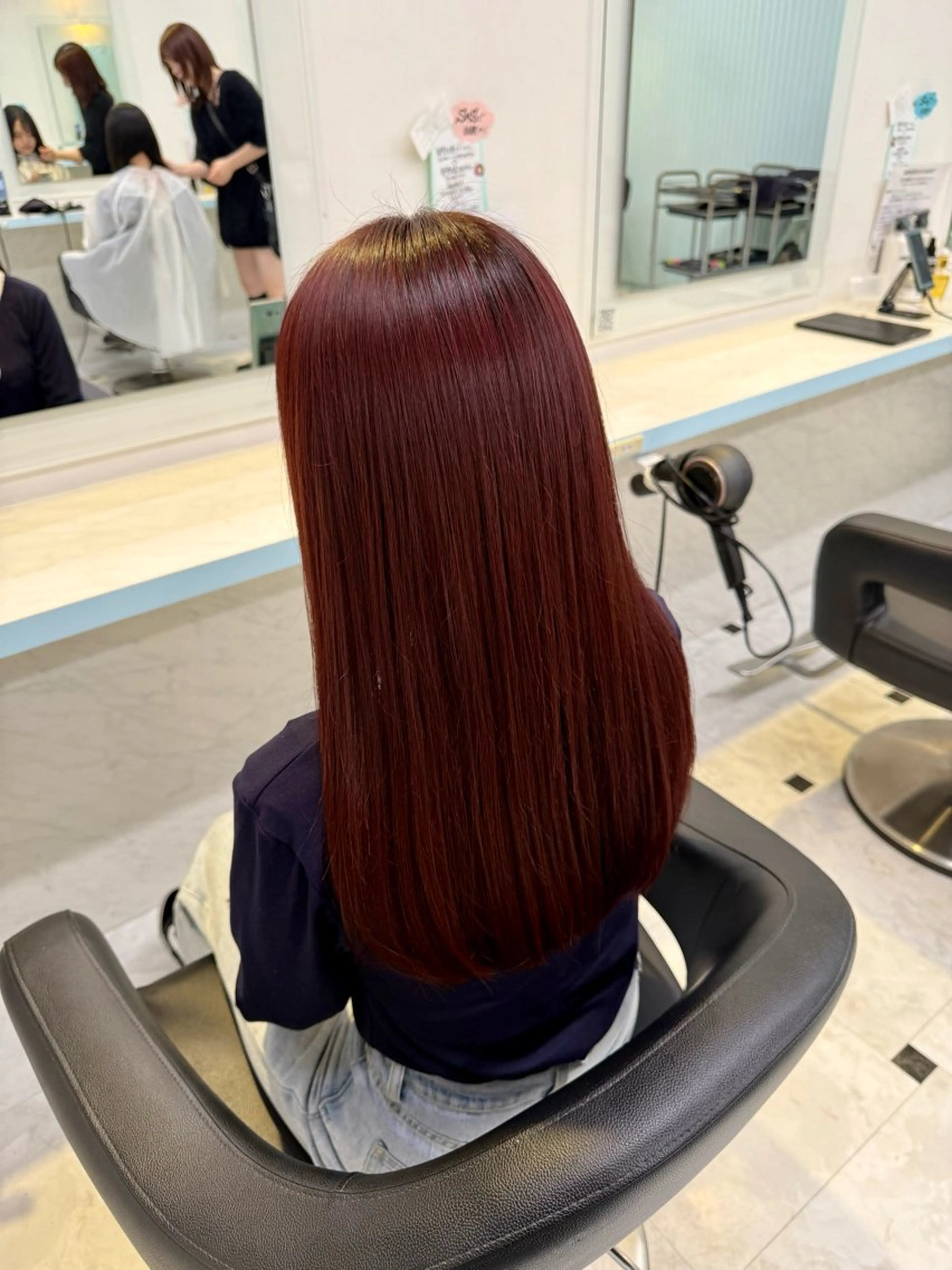 カラー ヘアカラー トリートメント ヘッドスパ ヘアセット 🇰🇷韓流暖色ヘア 🍒saaya🍒のヘアスタイル