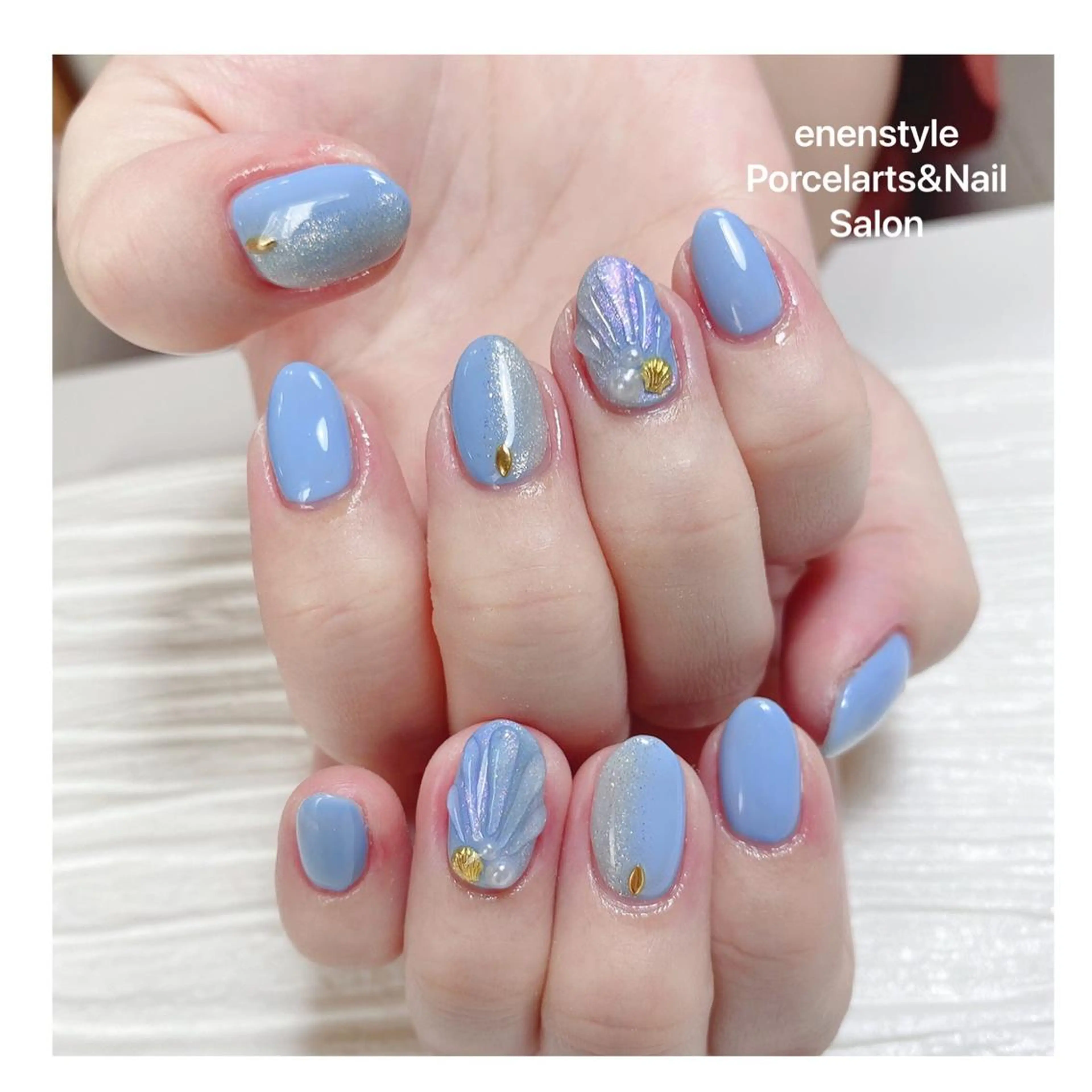 ミディアム ネイル 👑enen style👑のネイルデザイン