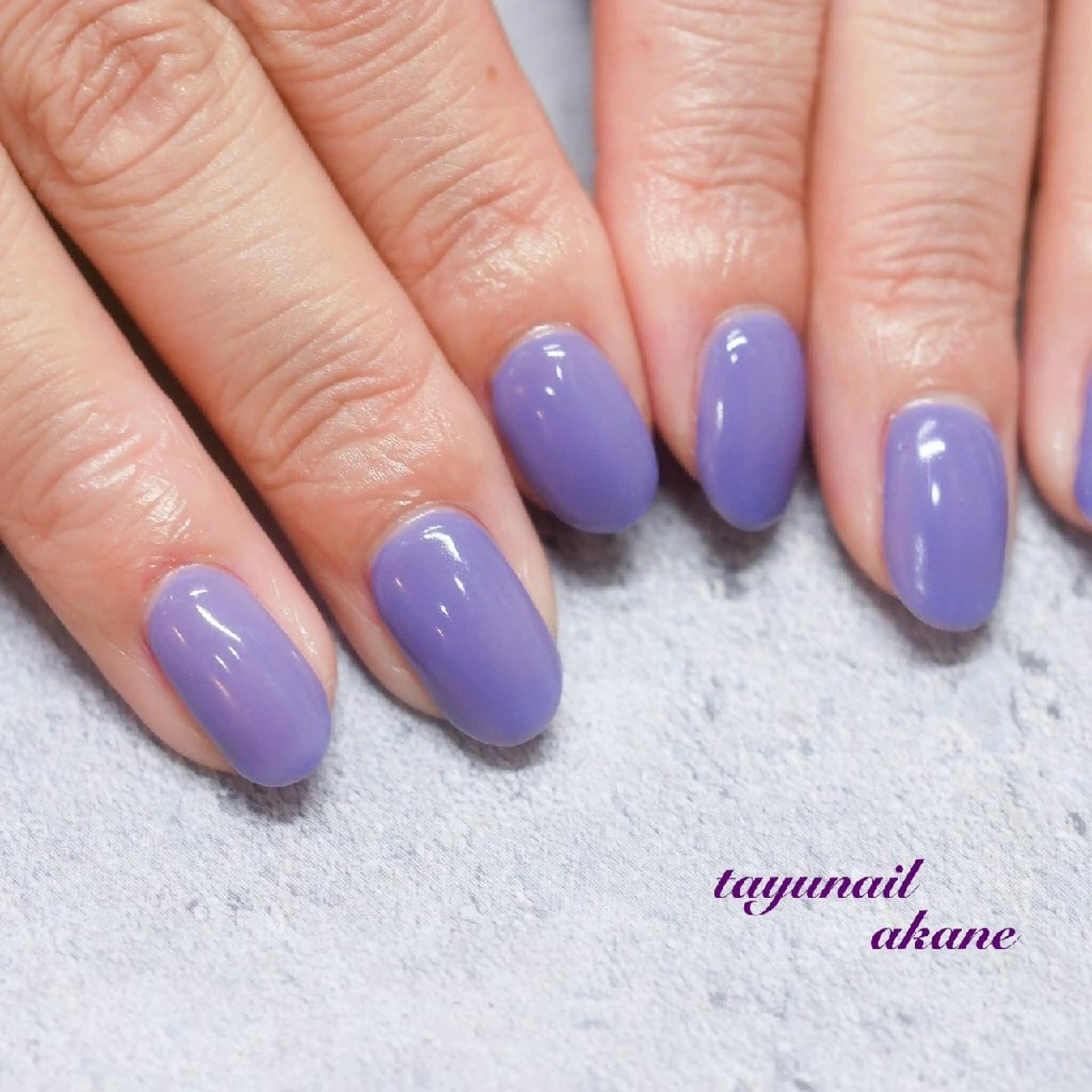 ネイル ジェルネイル ワンカラーネイル パラジェル ネイルサロン 【たゆnail】のネイルデザイン