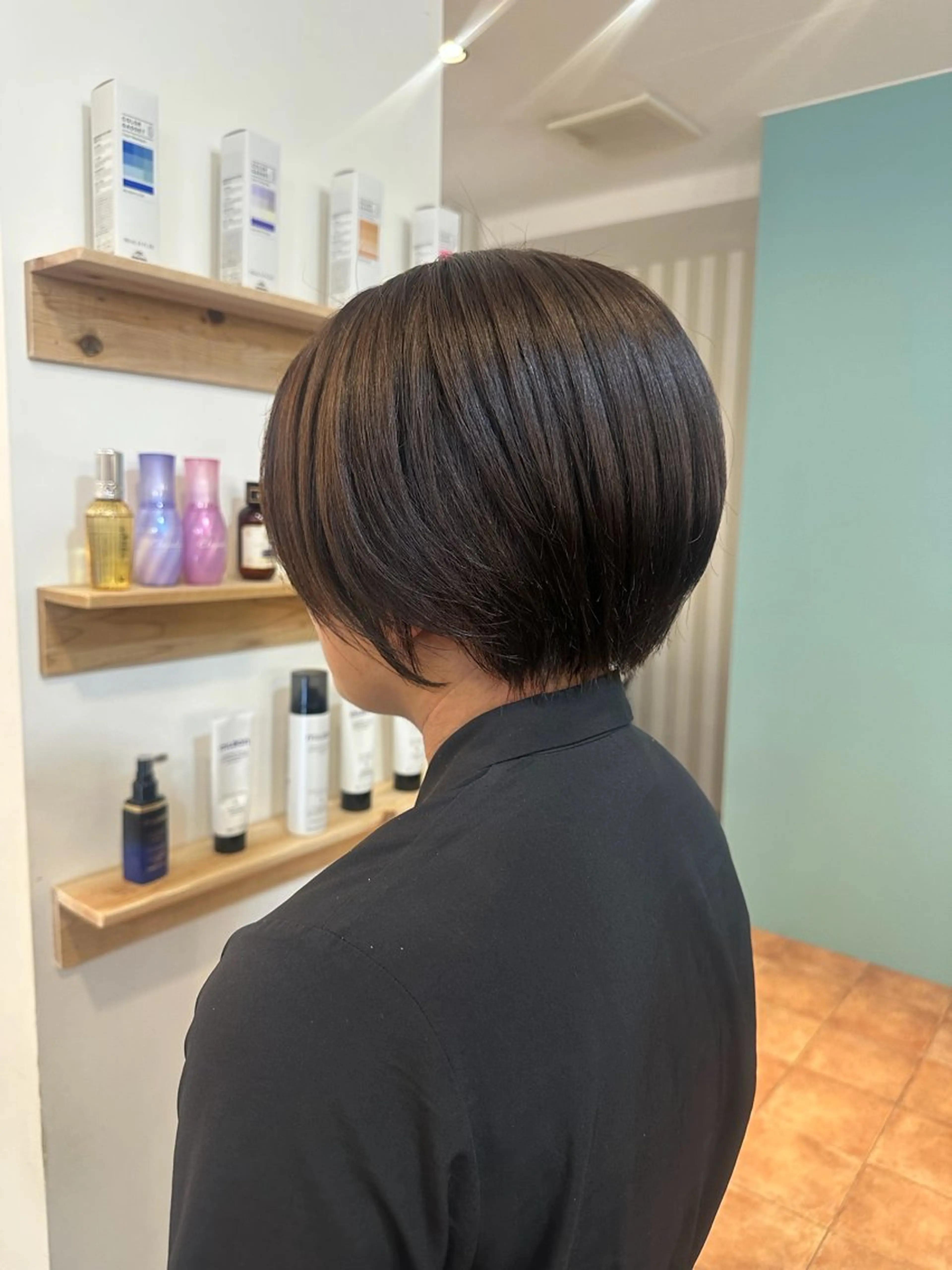 カラー ブラウンカラー 沖野 莉央のヘアスタイル