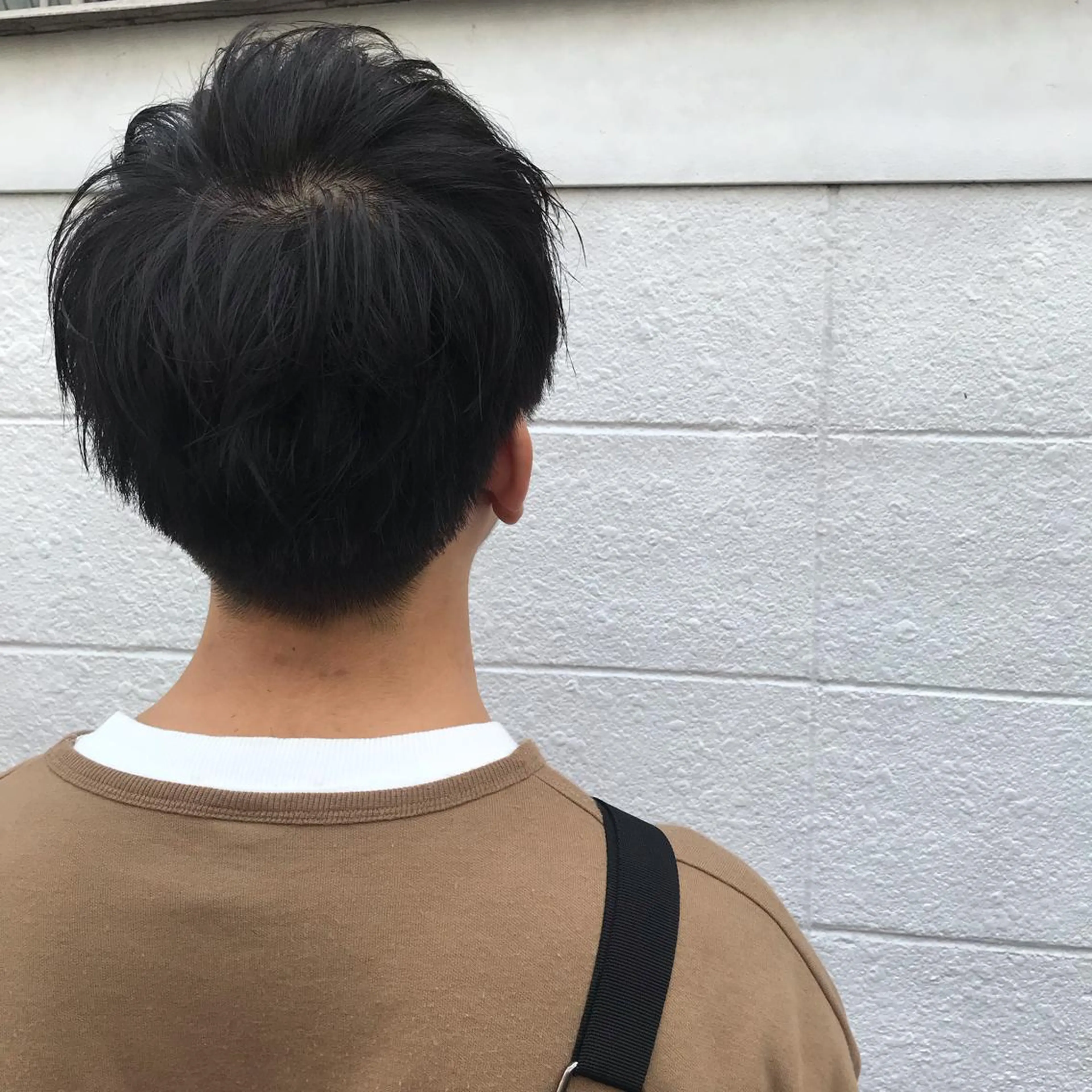 ショート カラー パーマ メンズ ニュアンスパーマ/ レイヤー/茶屋町のヘアスタイル