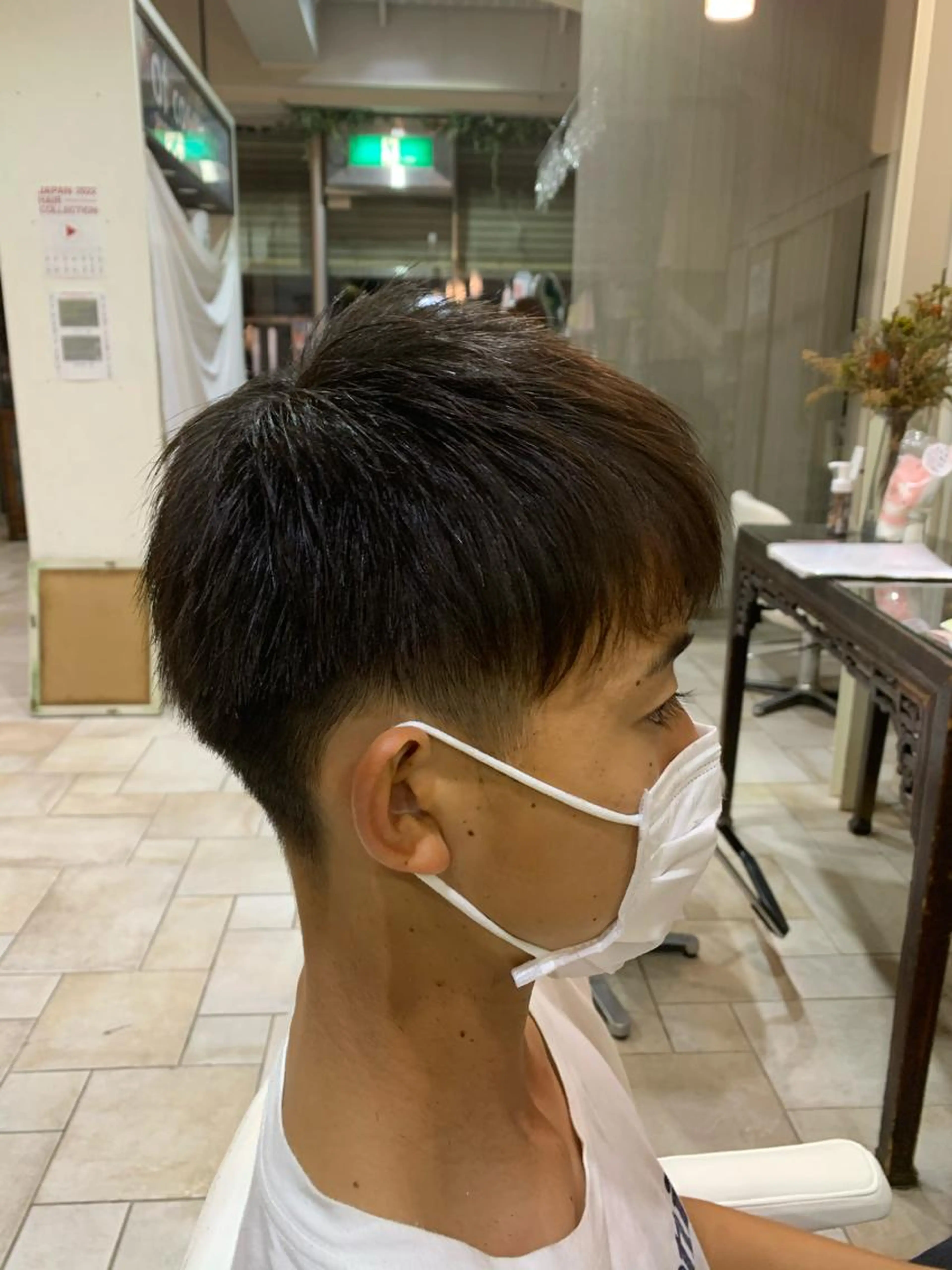 メンズカットカラーの写真