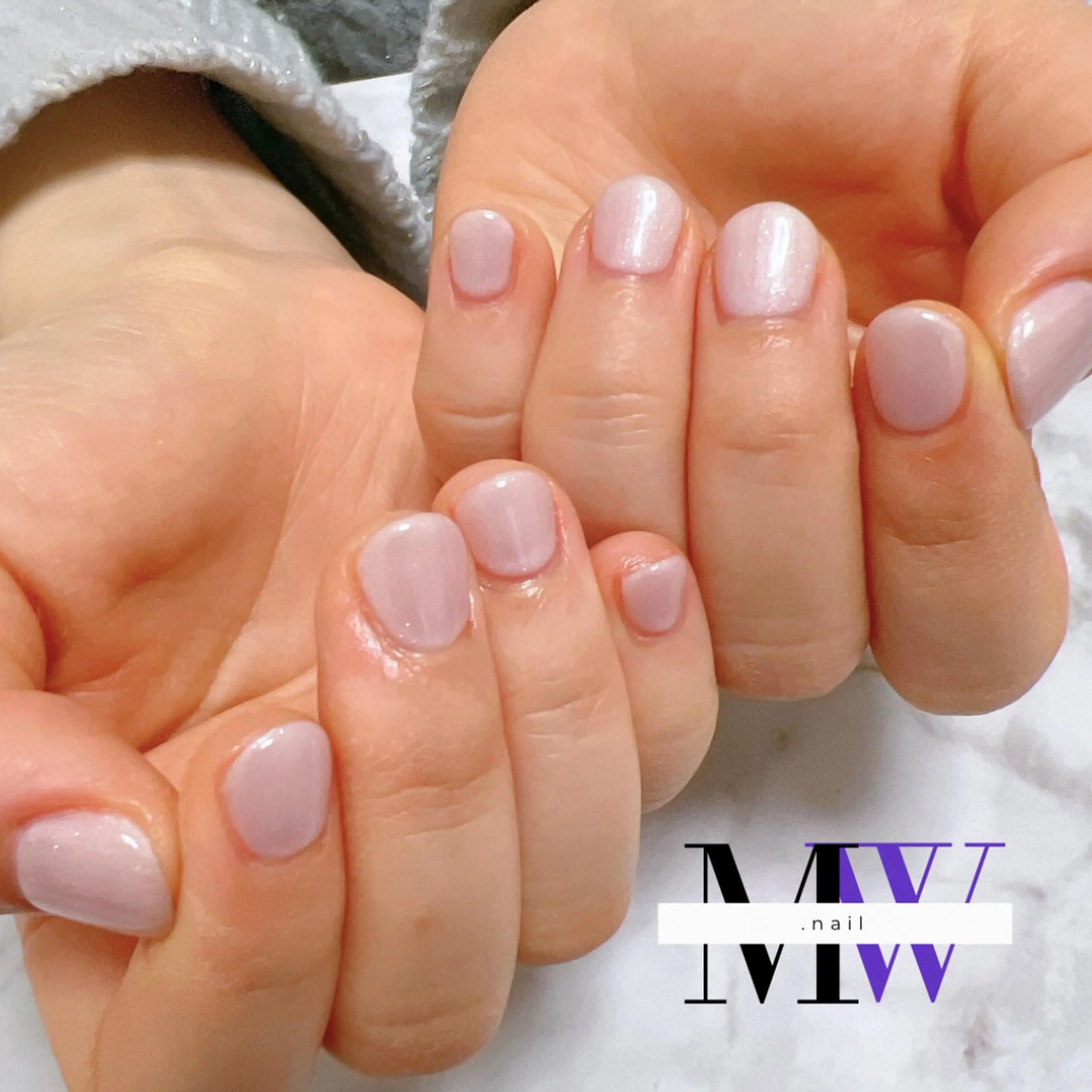 ネイル ワンカラーネイル ハンドネイル MW .nailのネイルデザイン