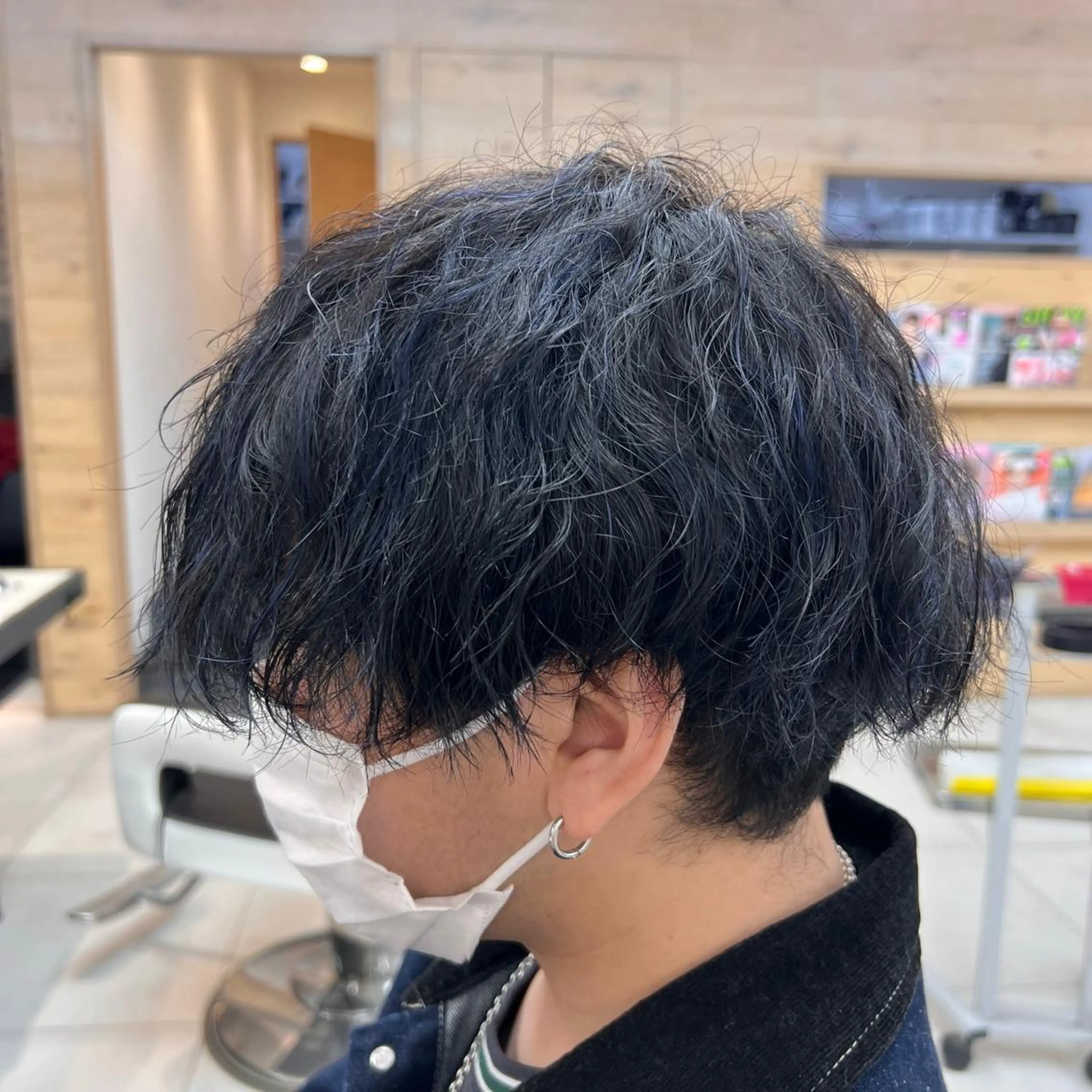 カラー メンズ ブリーチパーマ🌍 正木天のヘアスタイル