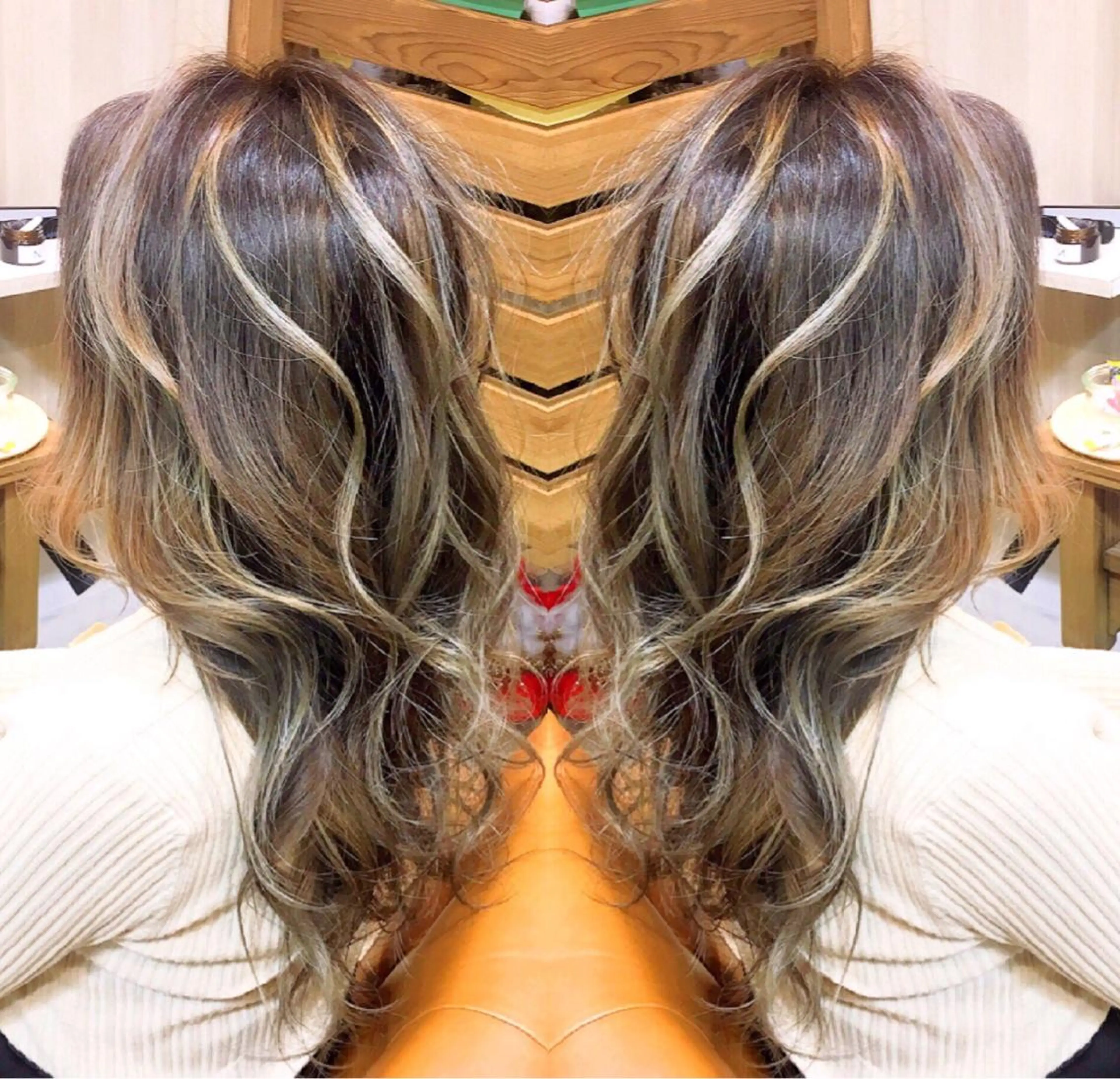 ロング アッシュ 外国人風カラー レイヤーカット ❤️千葉県代表❤️ 店長❤️柿本翔一朗のヘアスタイル