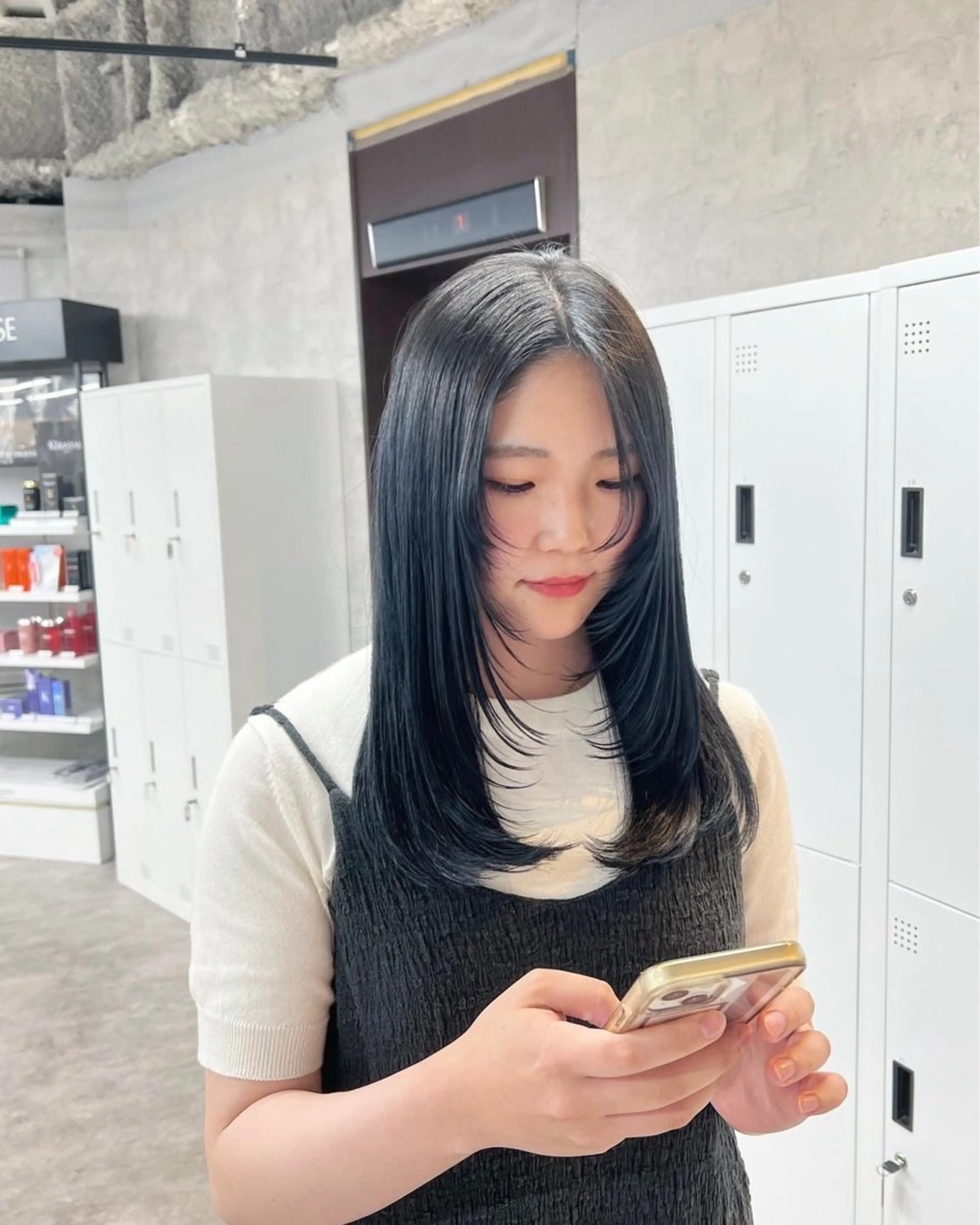 ロング カラー JUNSHIN🦋 ヘアセット／カラーのヘアスタイル