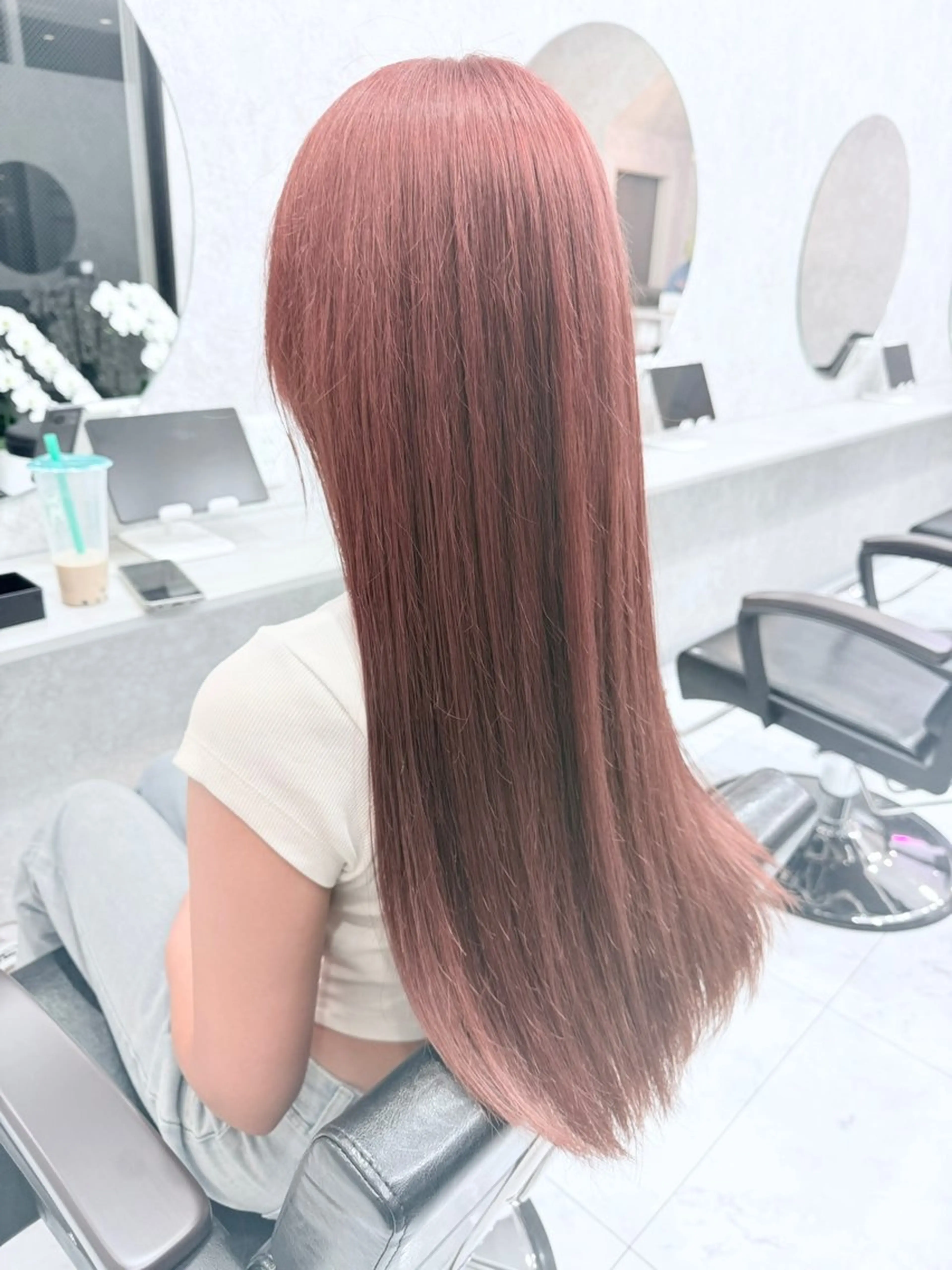 ロング カラー 🌺ハイトーン🌺 矢葺 なぎさ🌺🌺のヘアスタイル