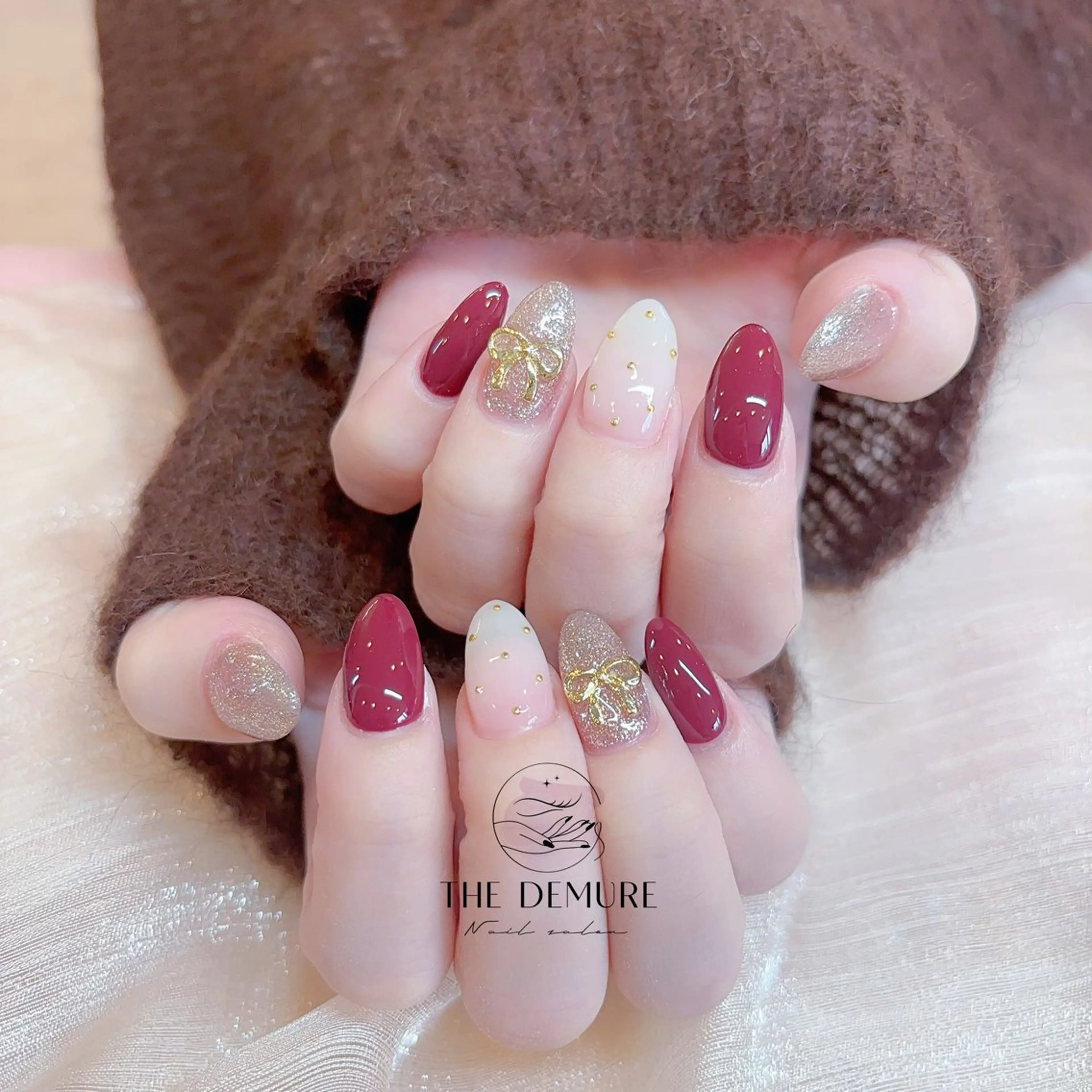 ネイル アートネイル 韓国ネイル マグネットネイル オフィスネイル スカルプネイル ハンドネイル ハンドケア NailDemure 【銀座店】のネイルデザイン