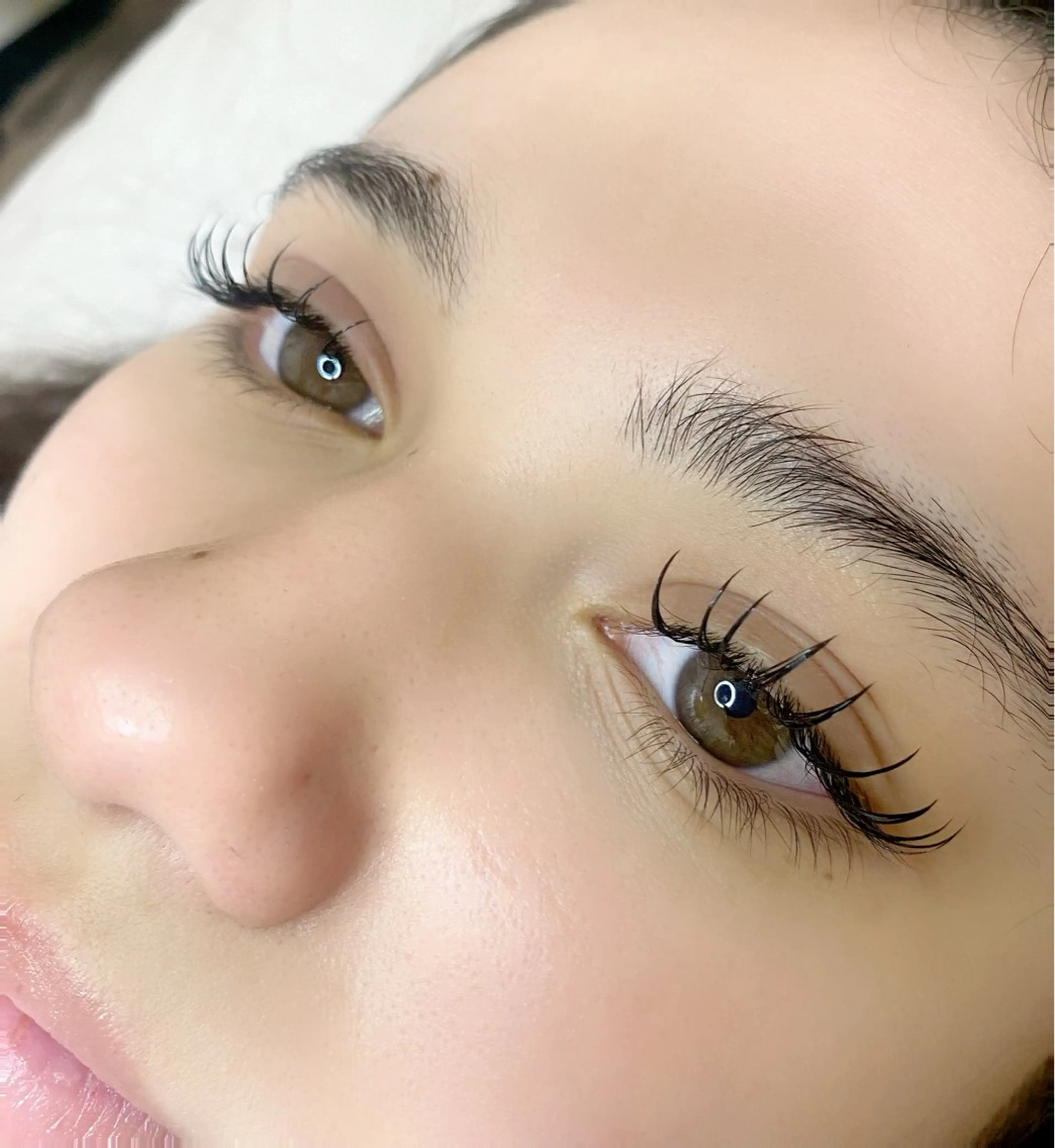 マツエク・マツパ フラットラッシュ vif mikuのマツエク・マツパデザイン