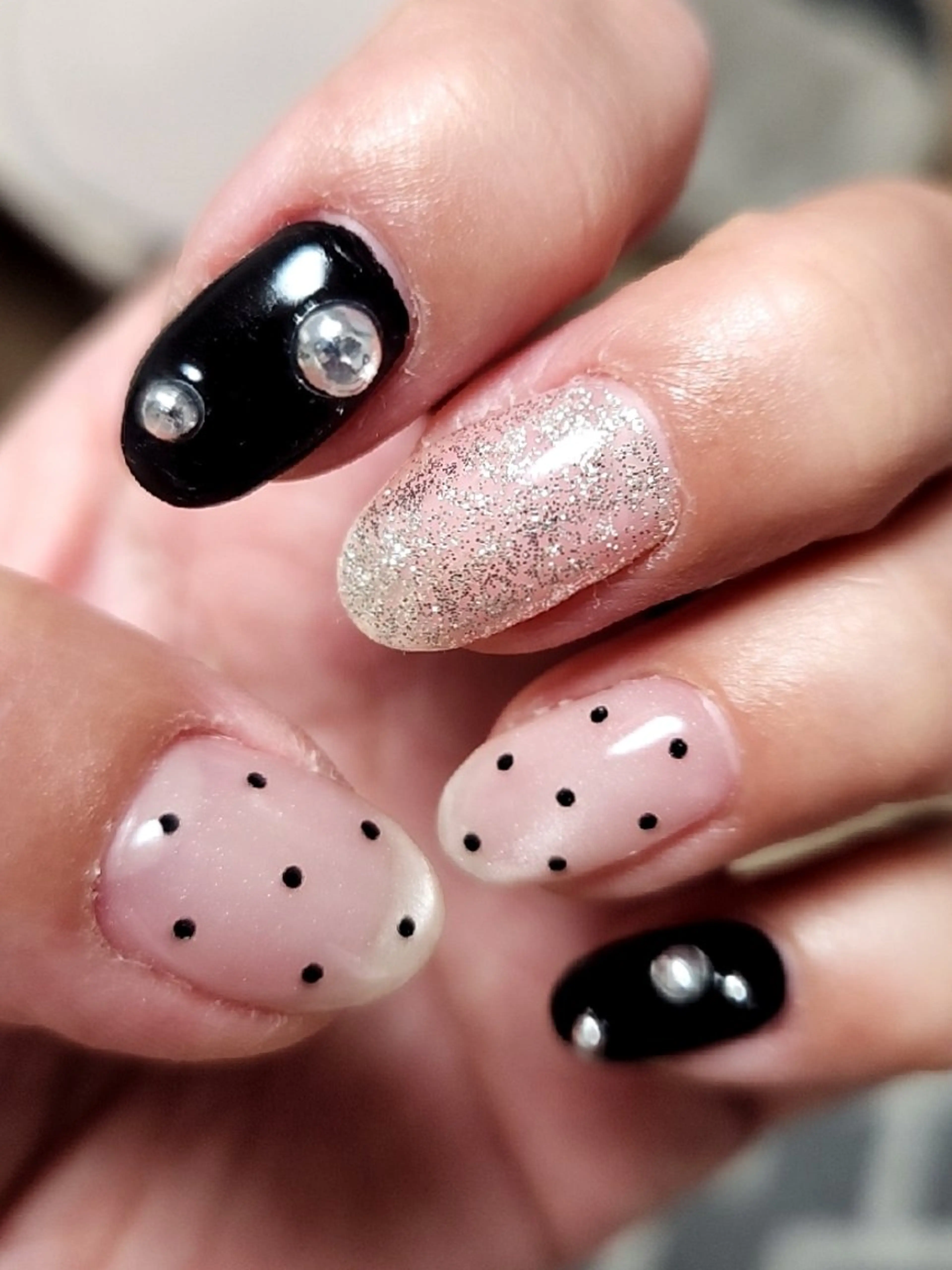 ネイル ドット マグネットネイル ハンドネイル NailSalon  N.中目黒のネイルデザイン