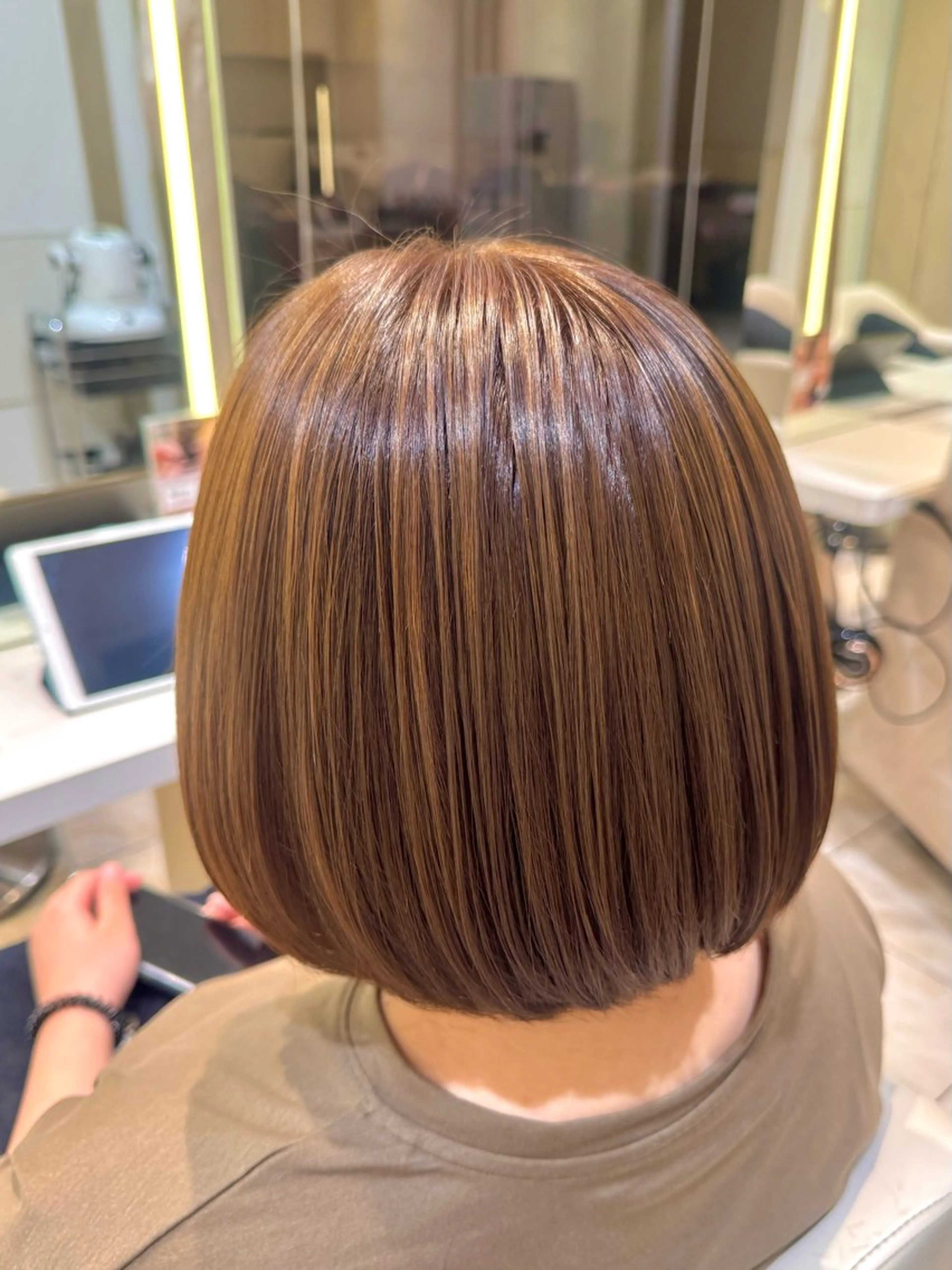 ミディアム カラー ヘアカラー kureha𓈒𓋜 ANNETTA🐣‪のヘアスタイル