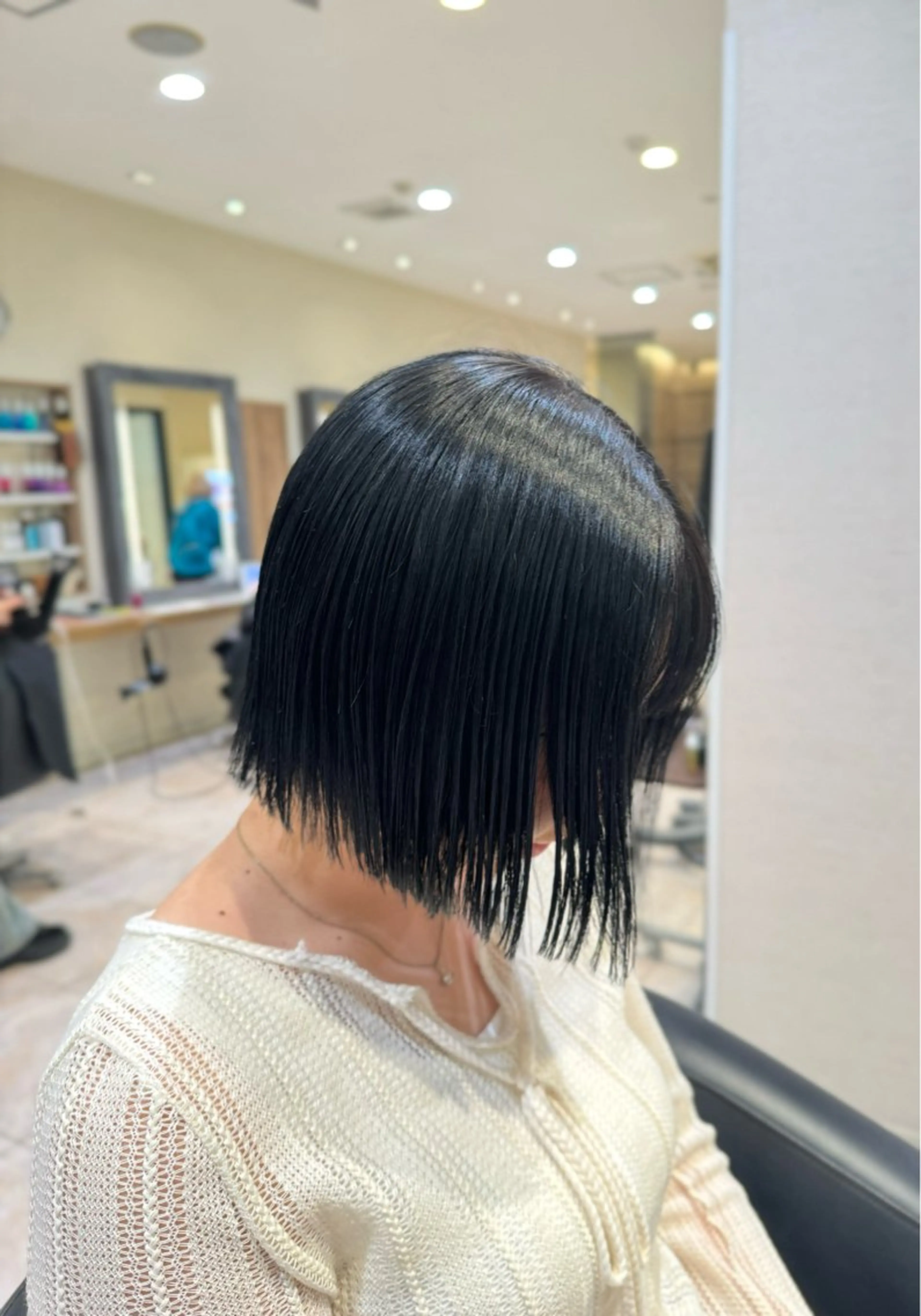 ショート カラー さら艶レイヤーカット 🩶Suzuneのヘアスタイル