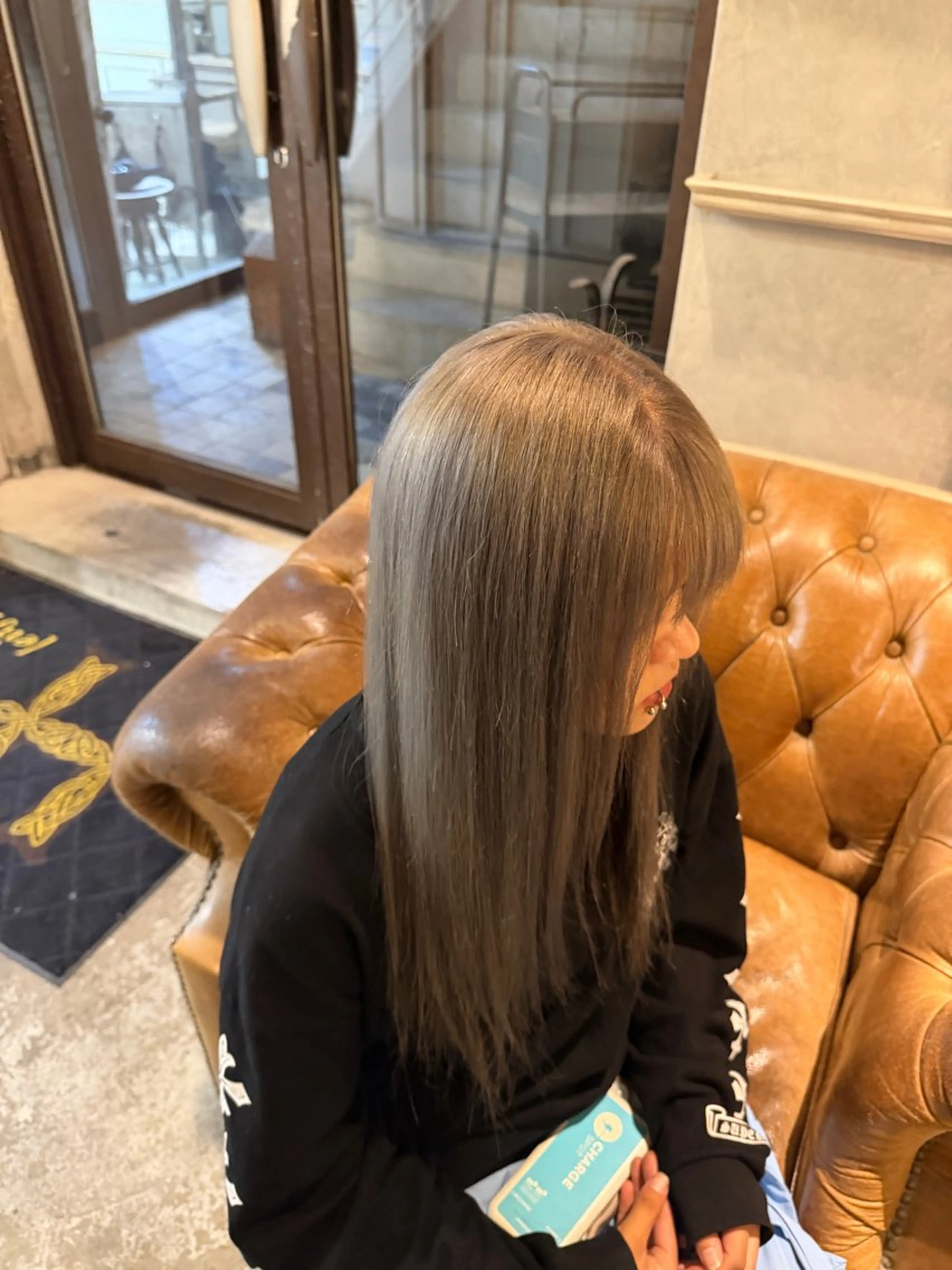 ロング ヘアカラー 💖艶ダメージレス激 可愛カラーKAO💖のヘアスタイル