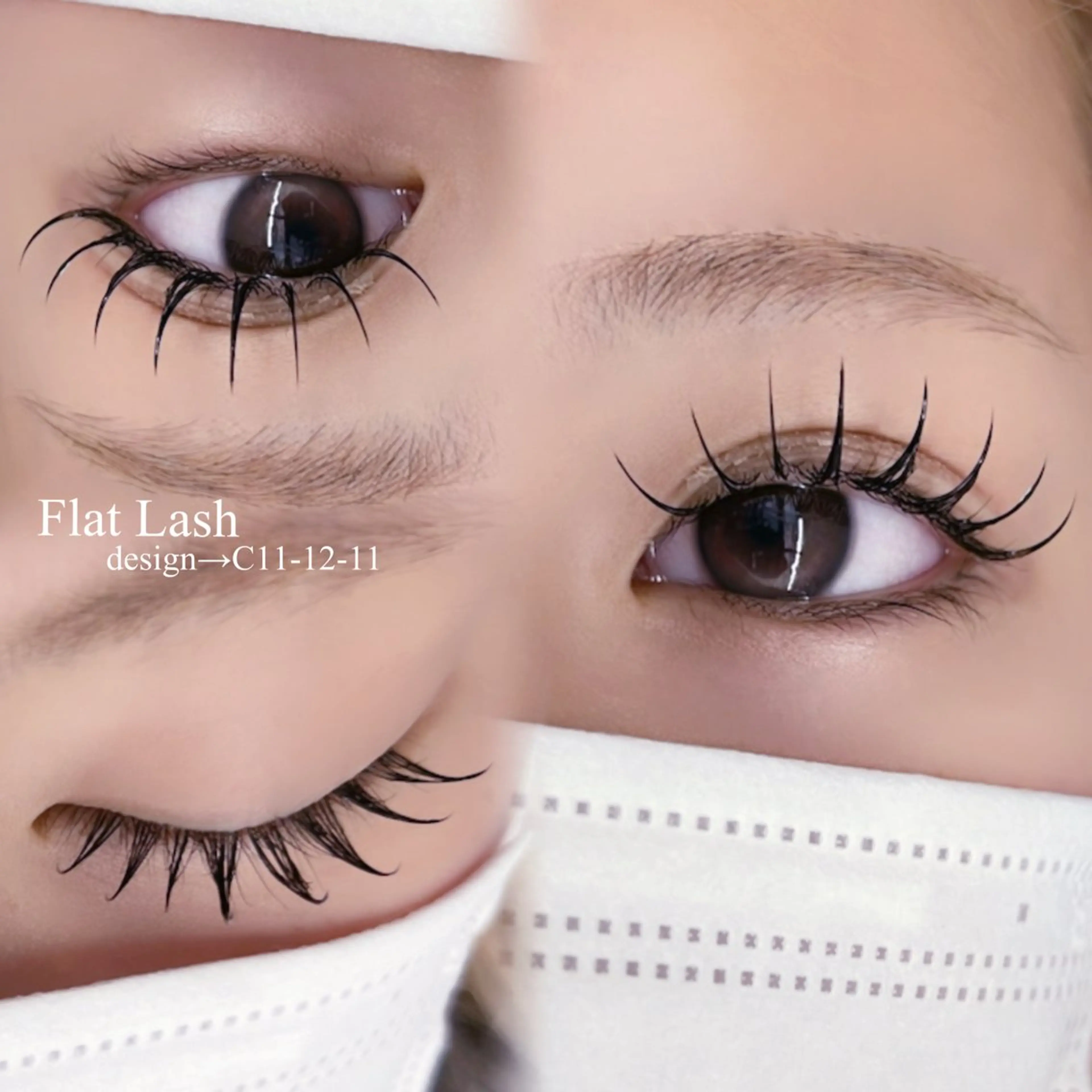 🩵💠4月限定💠🩵　超軽量フラットラッシュ　100本　アイシャンプー付の写真