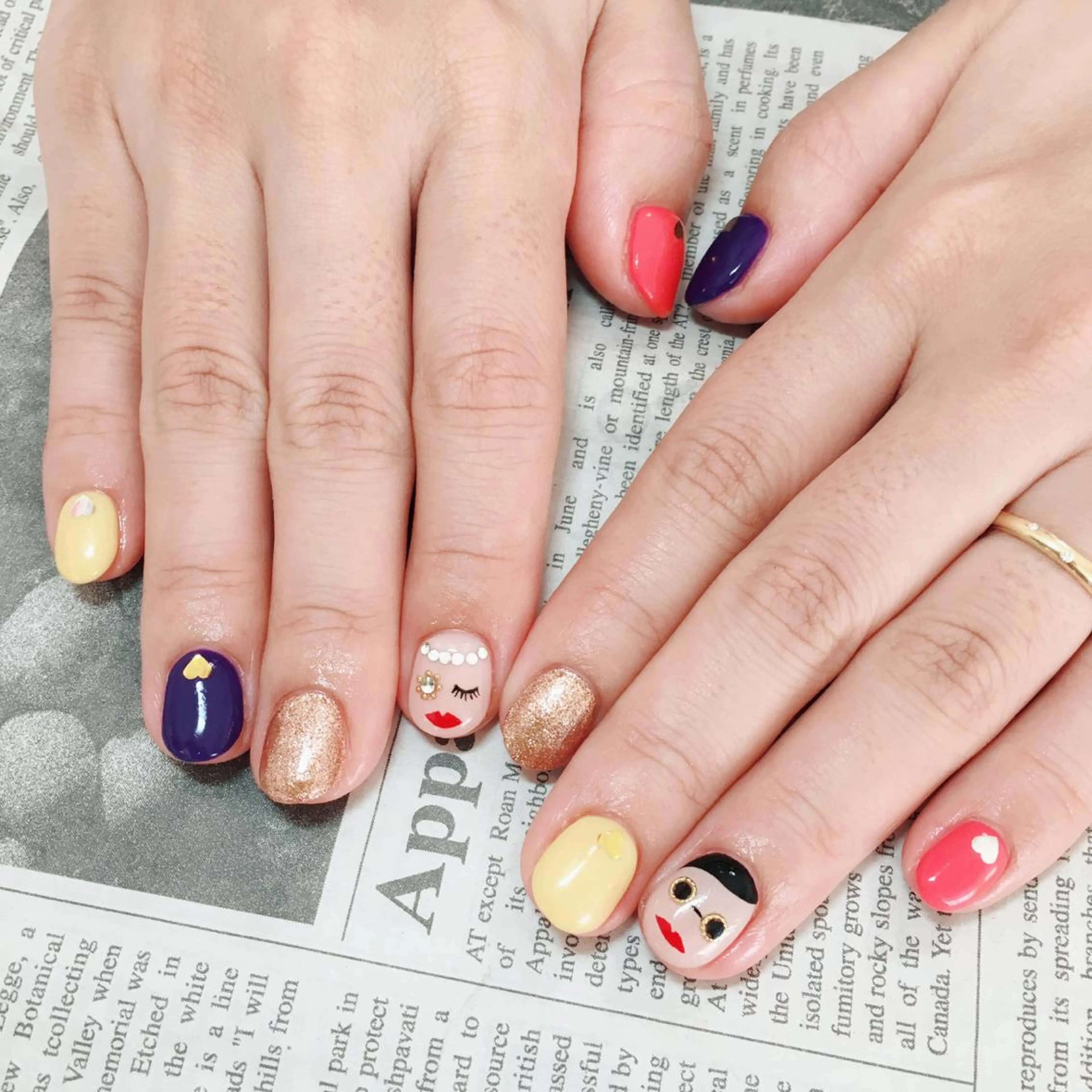 ネイル ハンドネイル ハンドケア 森山 舞のネイルデザイン