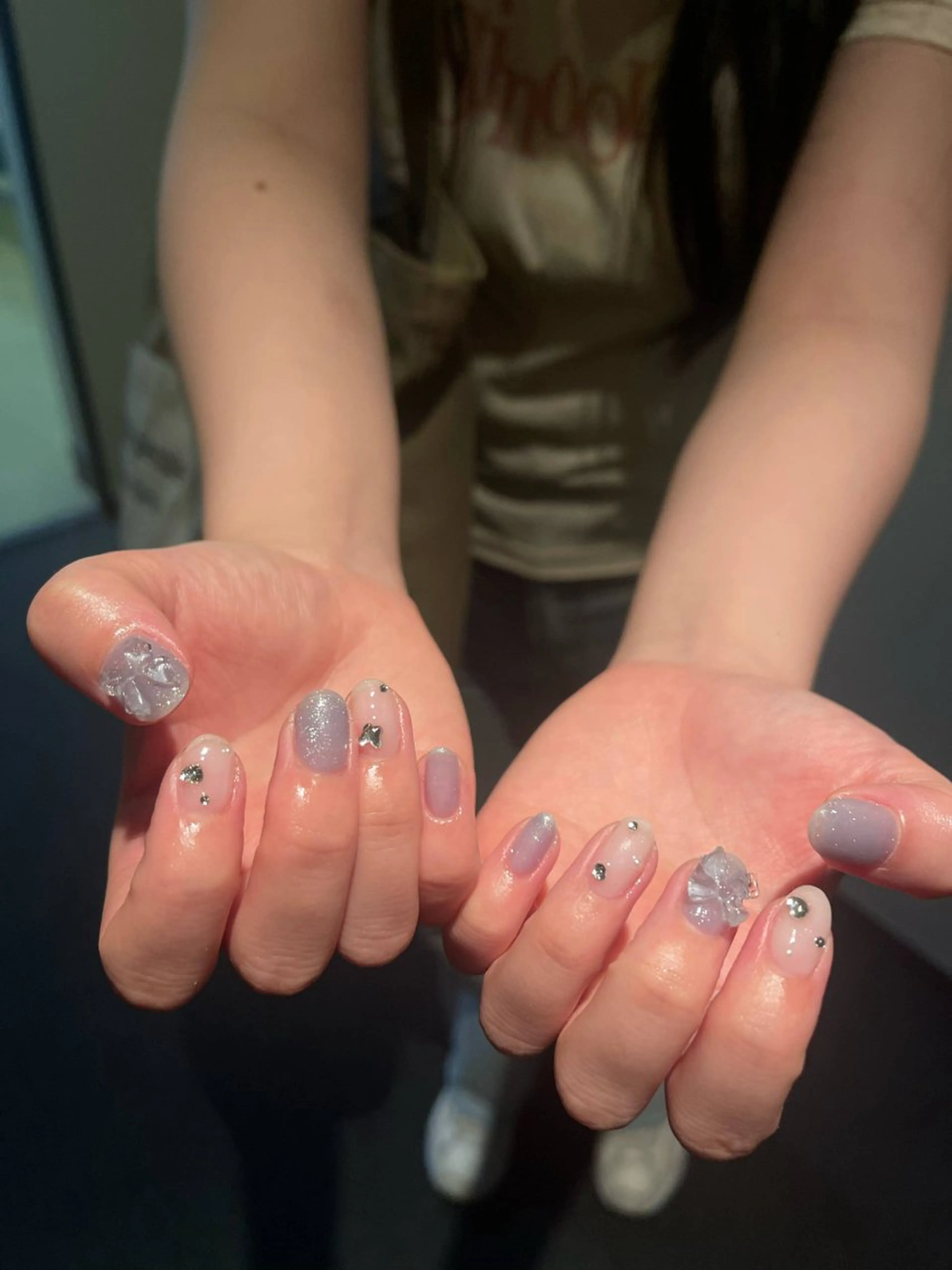 ネイル シンプルネイル ハンドネイル Lumi de nailsのネイルデザイン