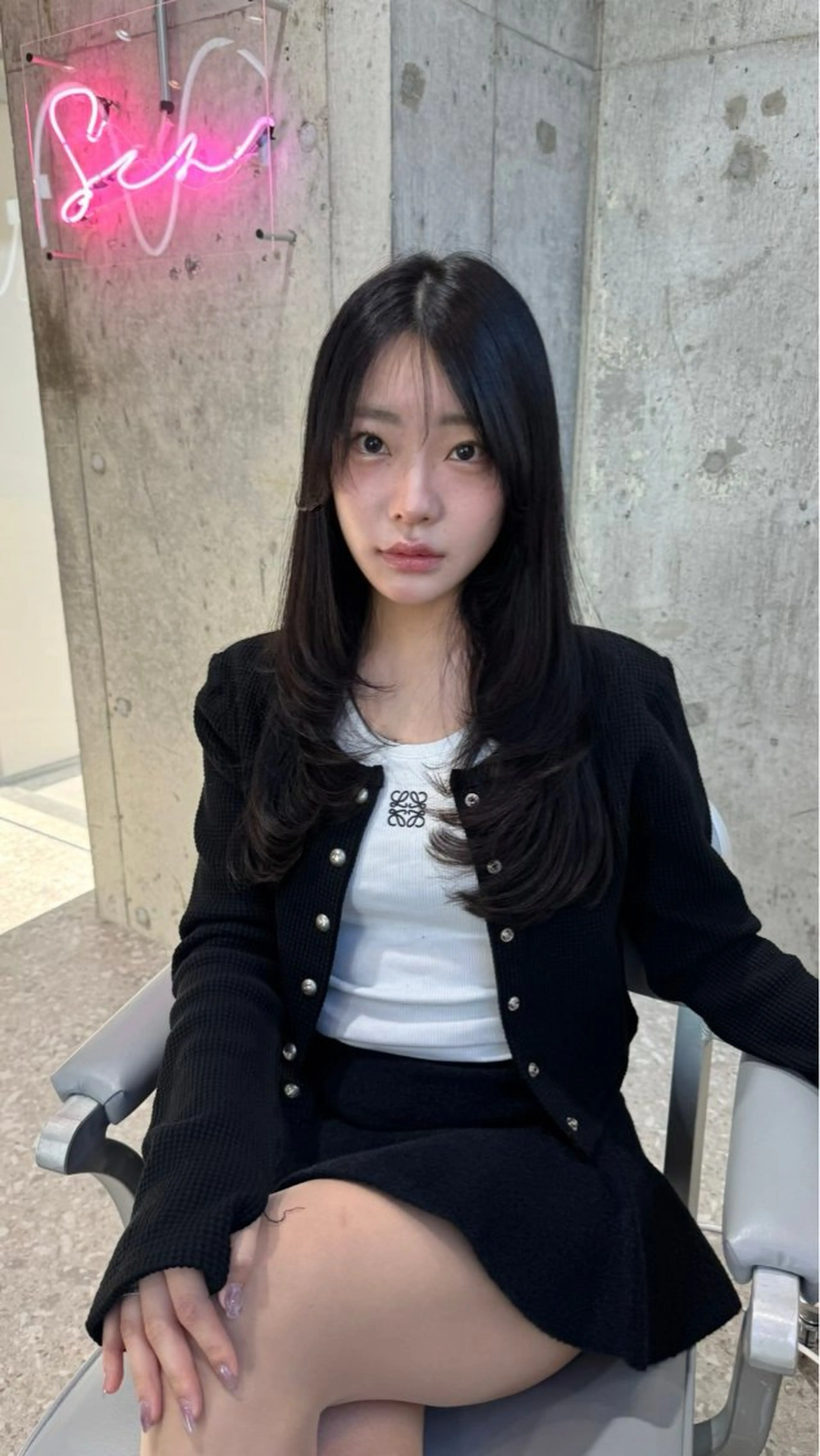 ロング カット ヘアカラー トリートメント 髪質改善/縮毛矯正 /レイヤー/宮崎直弥のヘアスタイル