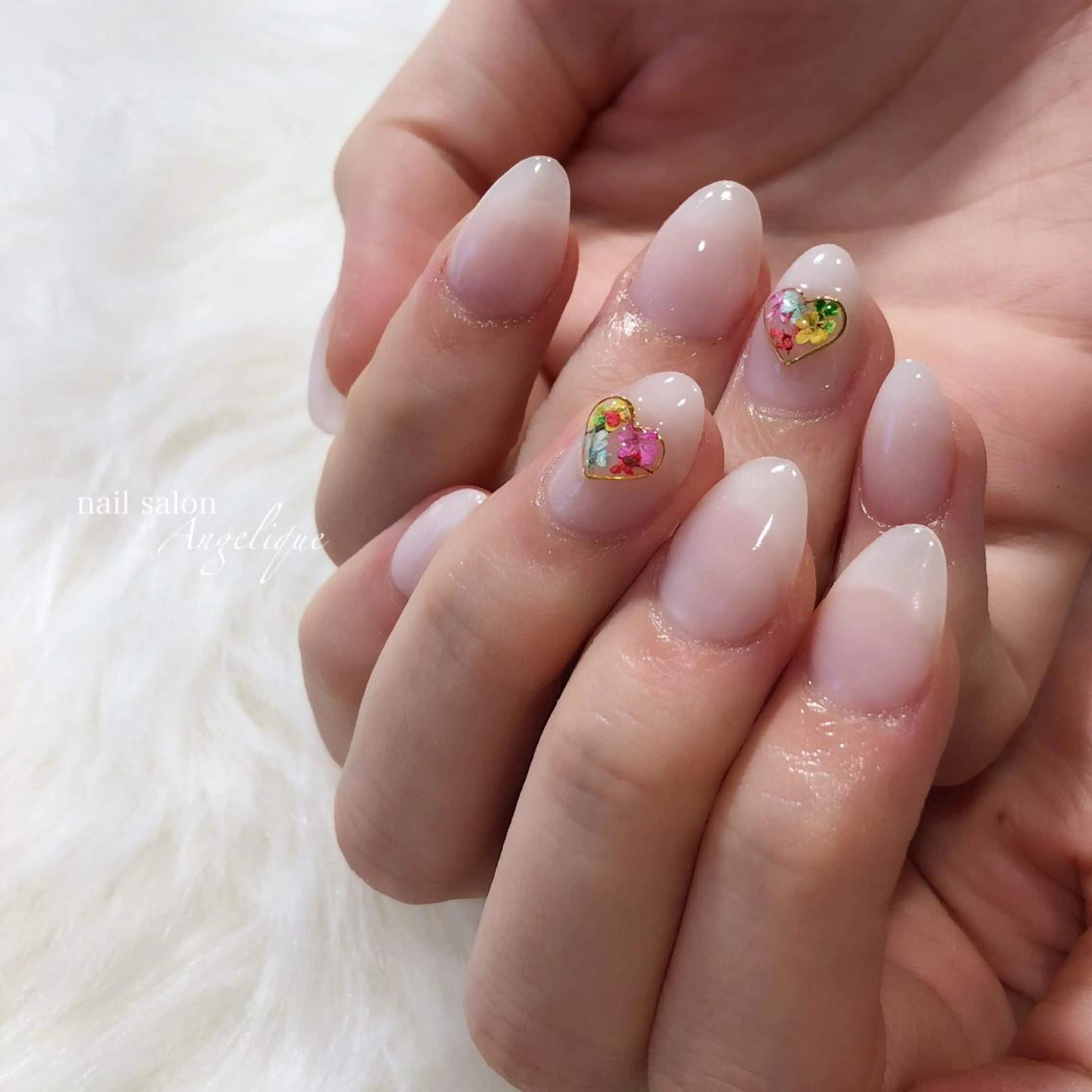 ネイル ハート Nail salon Angeliqueのネイルデザイン