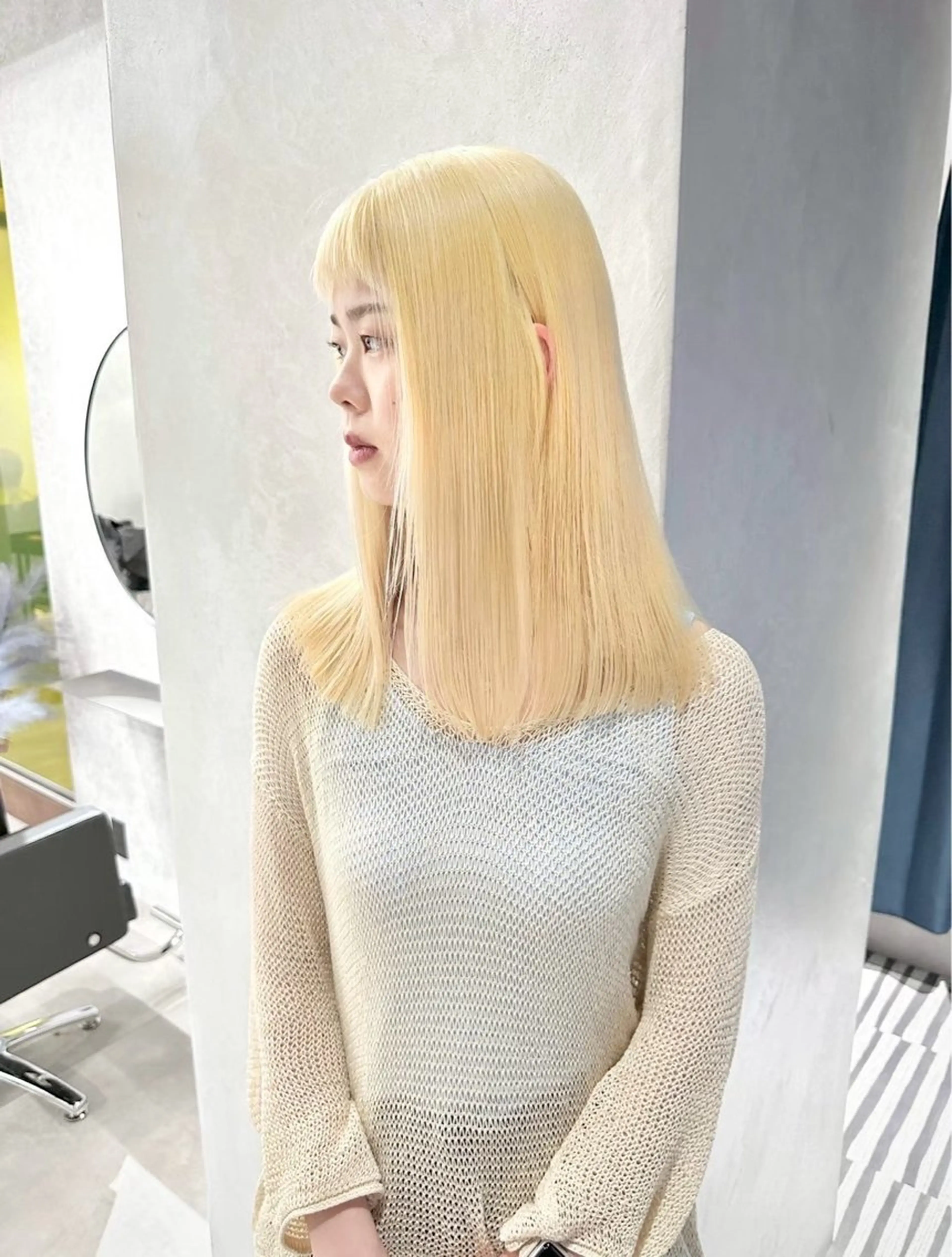 ロング ハイトーンカラー/ 梅田/Aikaのヘアスタイル