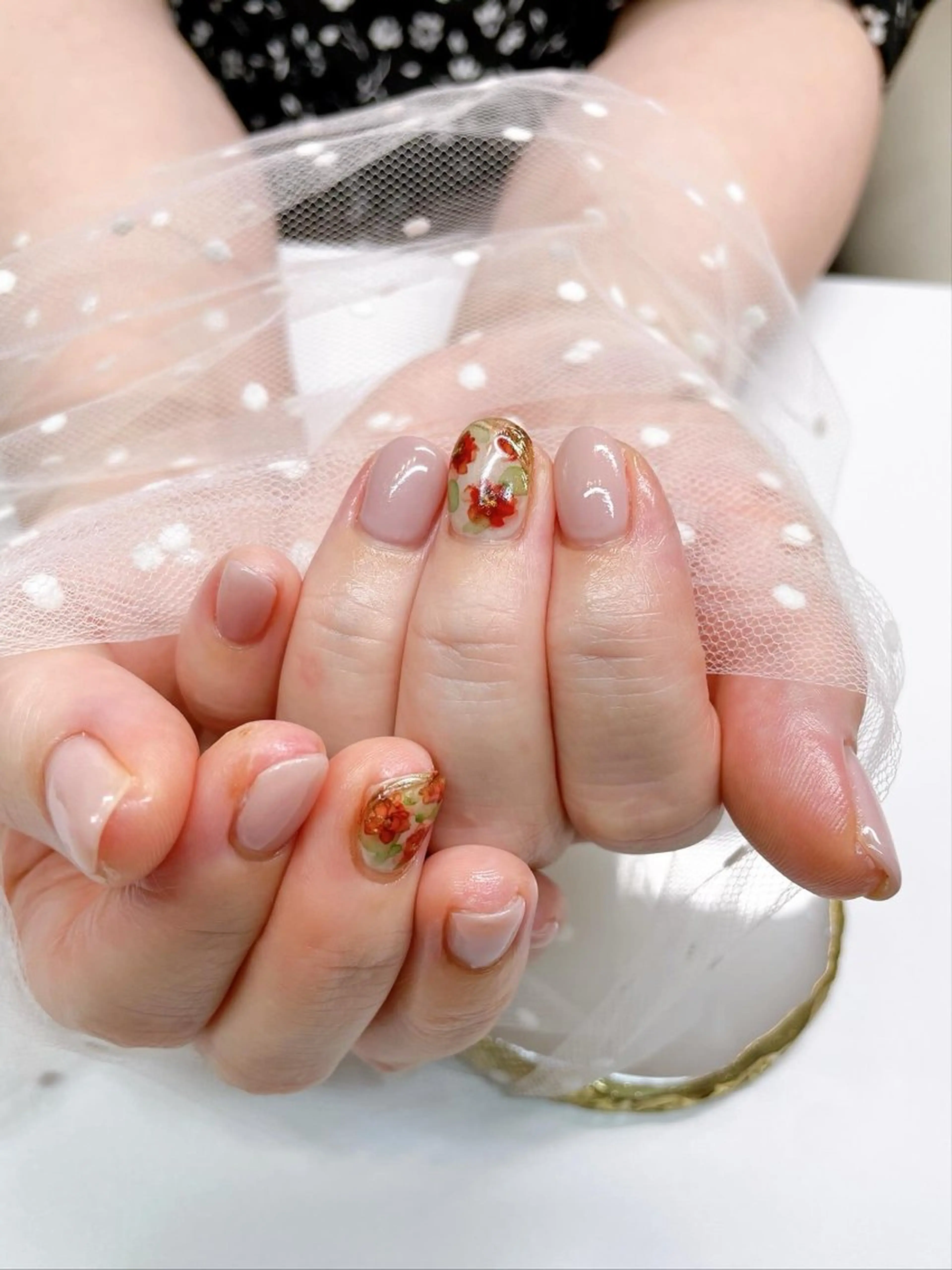 シンプルネイルの写真