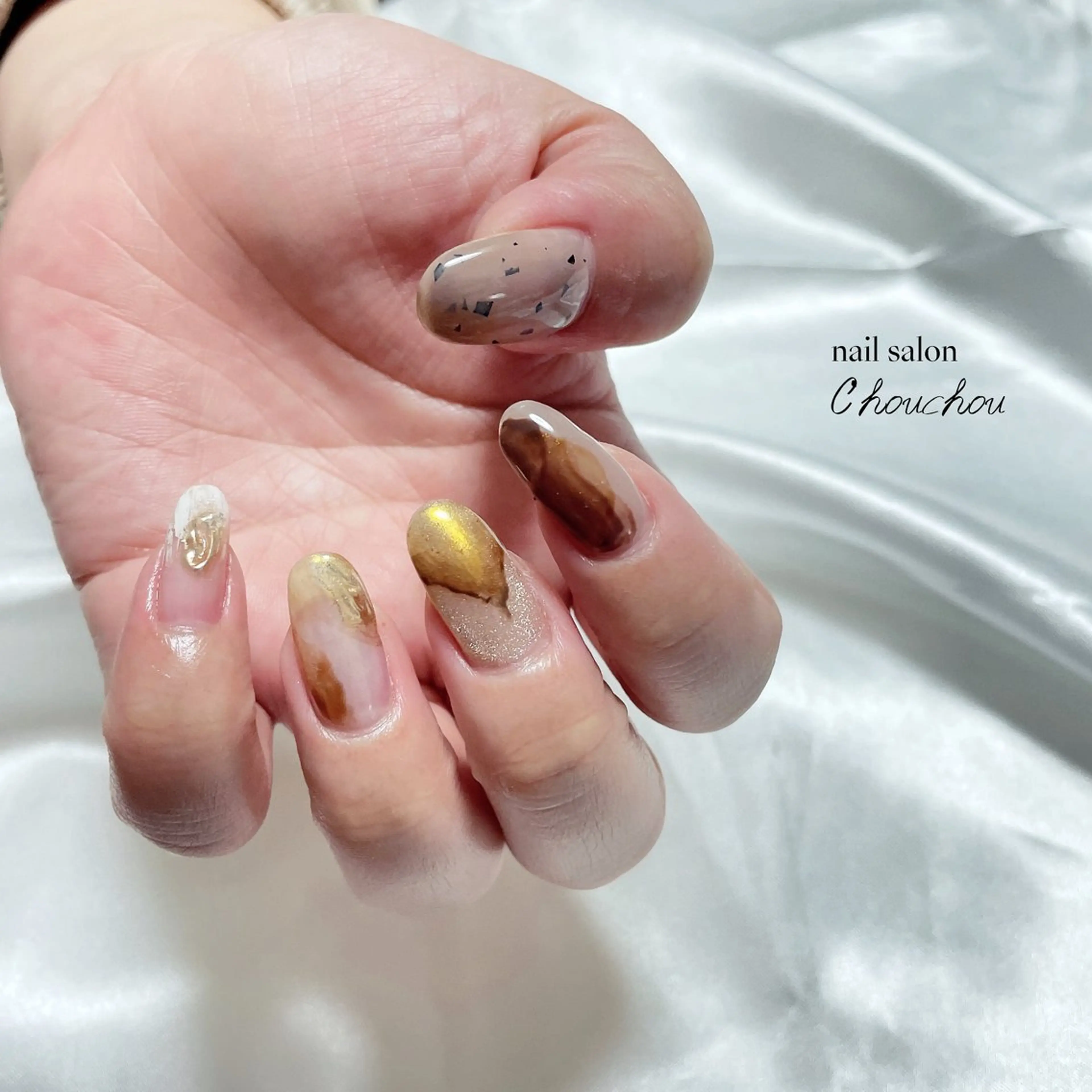 ネイル ニュアンスネイル C'hou chouのネイルデザイン