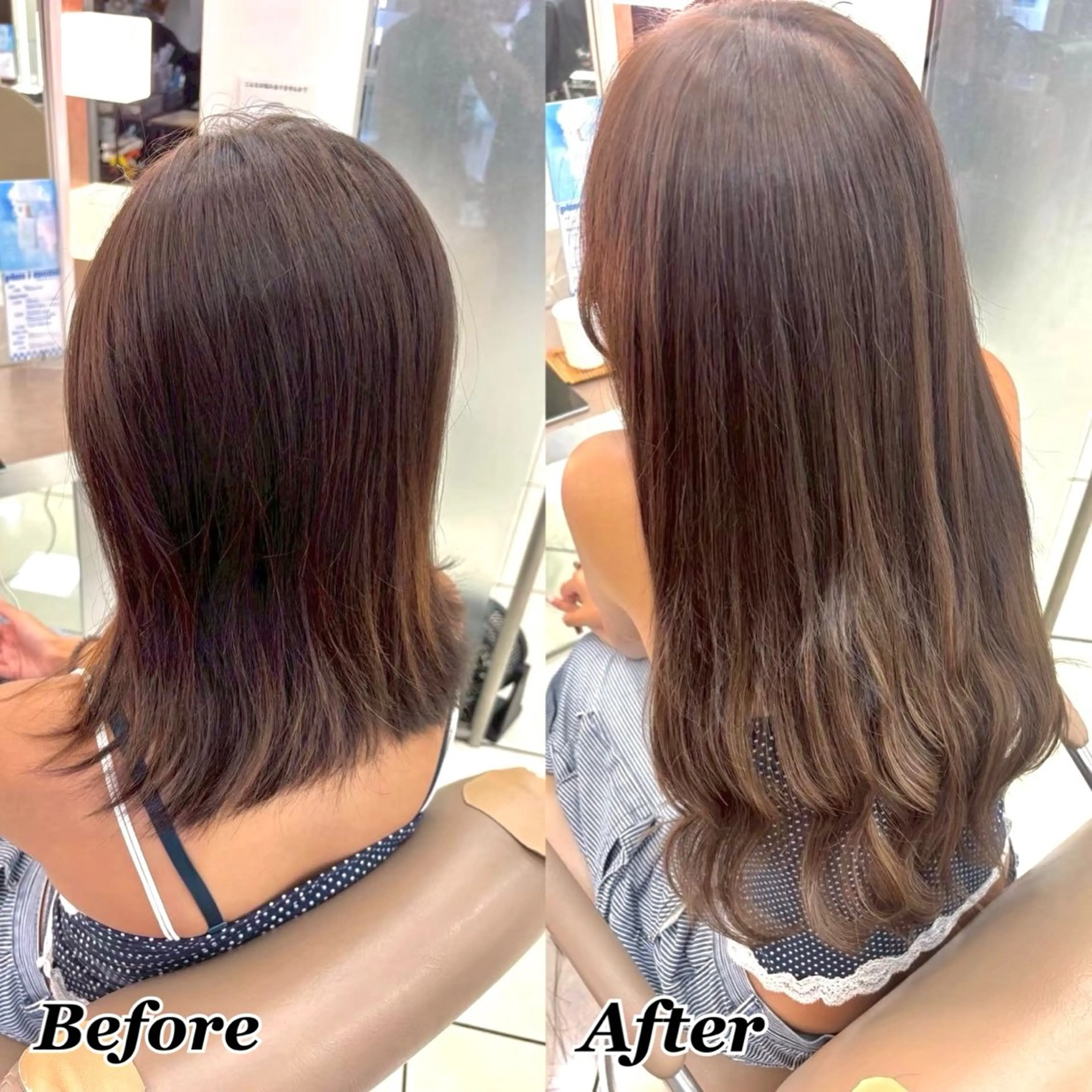 エクステ ヘアメ🎀推しカラー 🥣横浜/しほ🧸のヘアスタイル