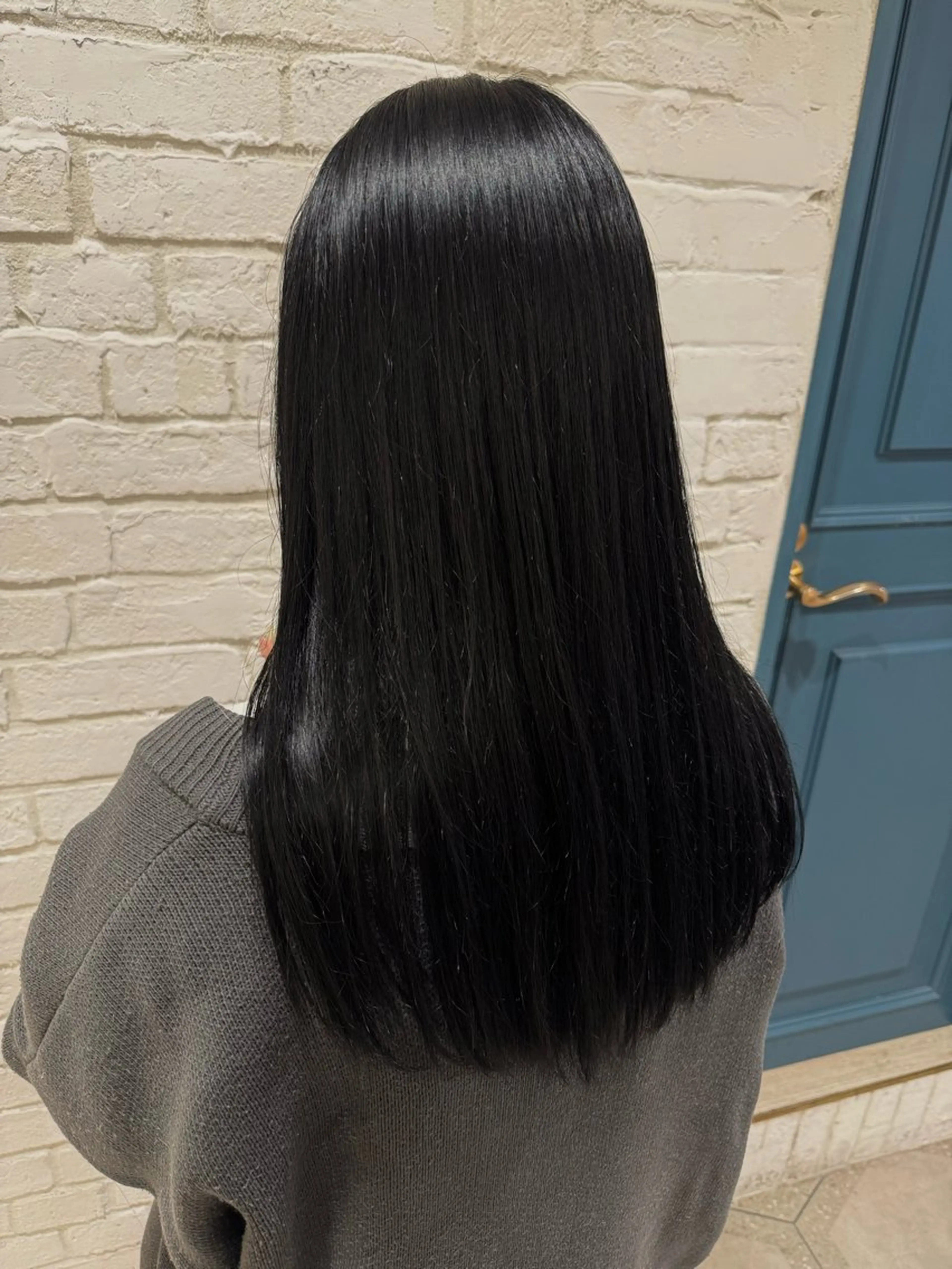 ロング カラー トリートメント カット ヘアカラー トリートメント 堀江美容室 千晶のヘアスタイル