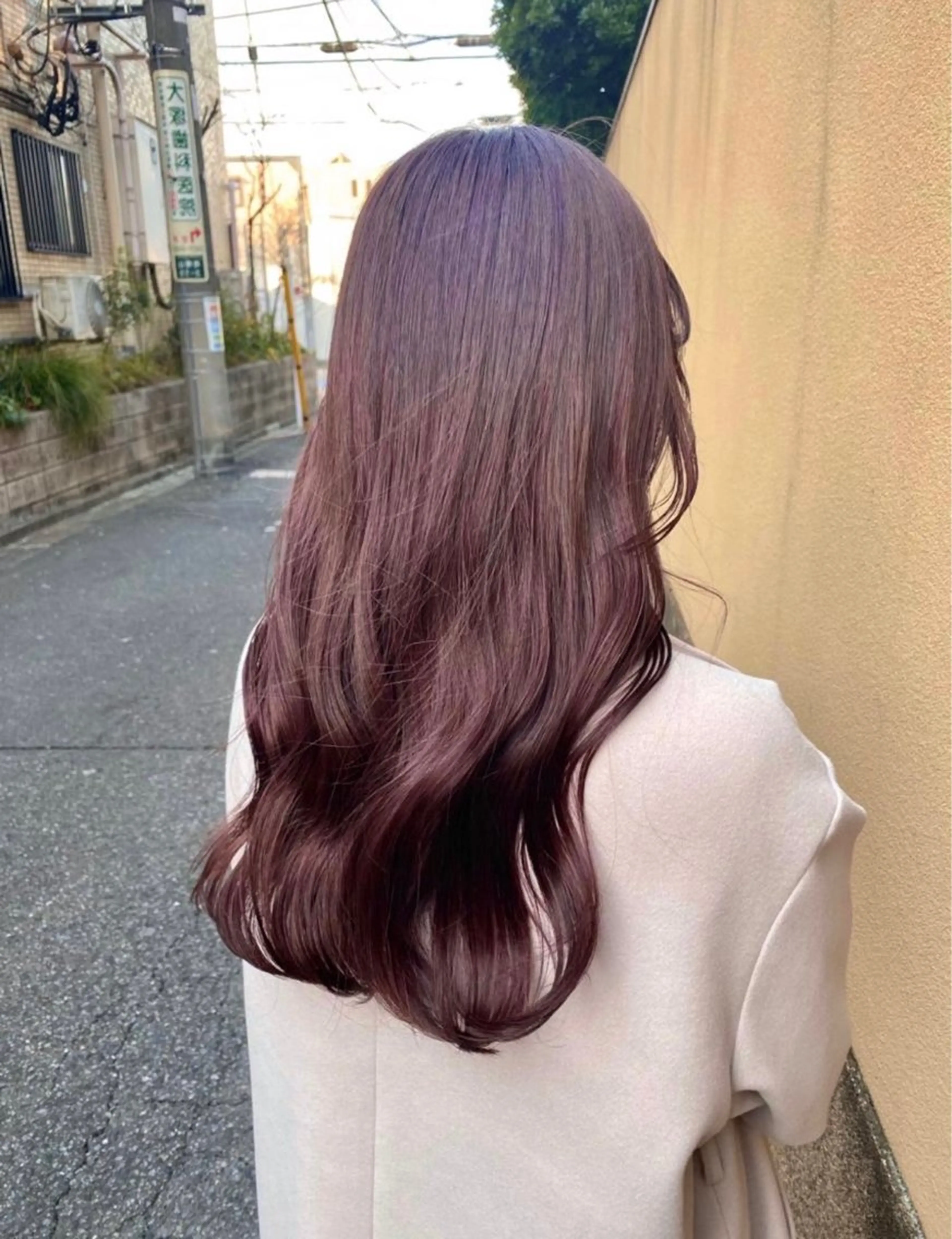カラー うる艶カラー× ハイトーン/miuのヘアスタイル