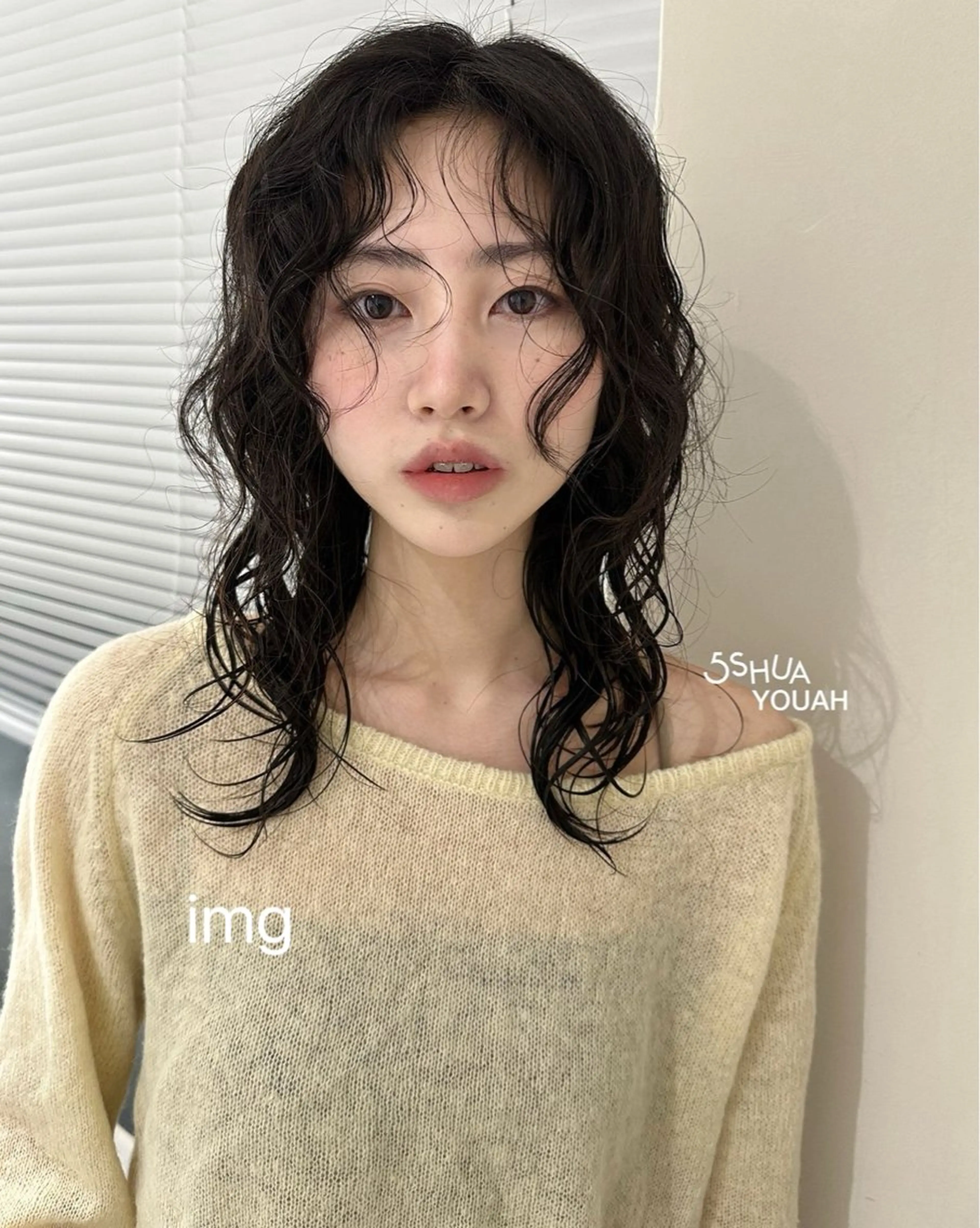 ミディアム パーマ SERINA🎀/パ ーマモデル募集中🫧のヘアスタイル