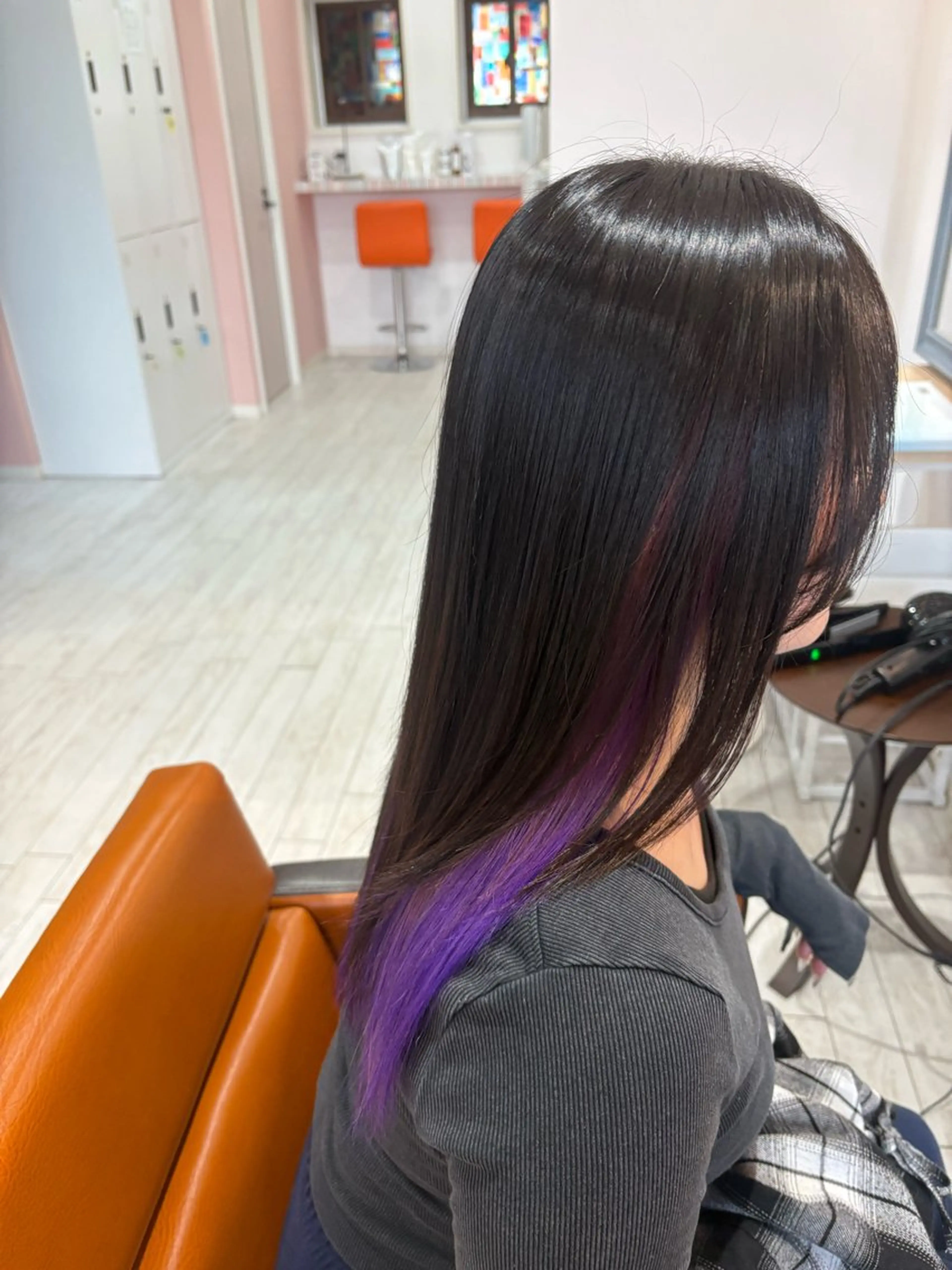 セミロング カラー インナーカラー ✨️💎山口 真依💎✨️のヘアスタイル