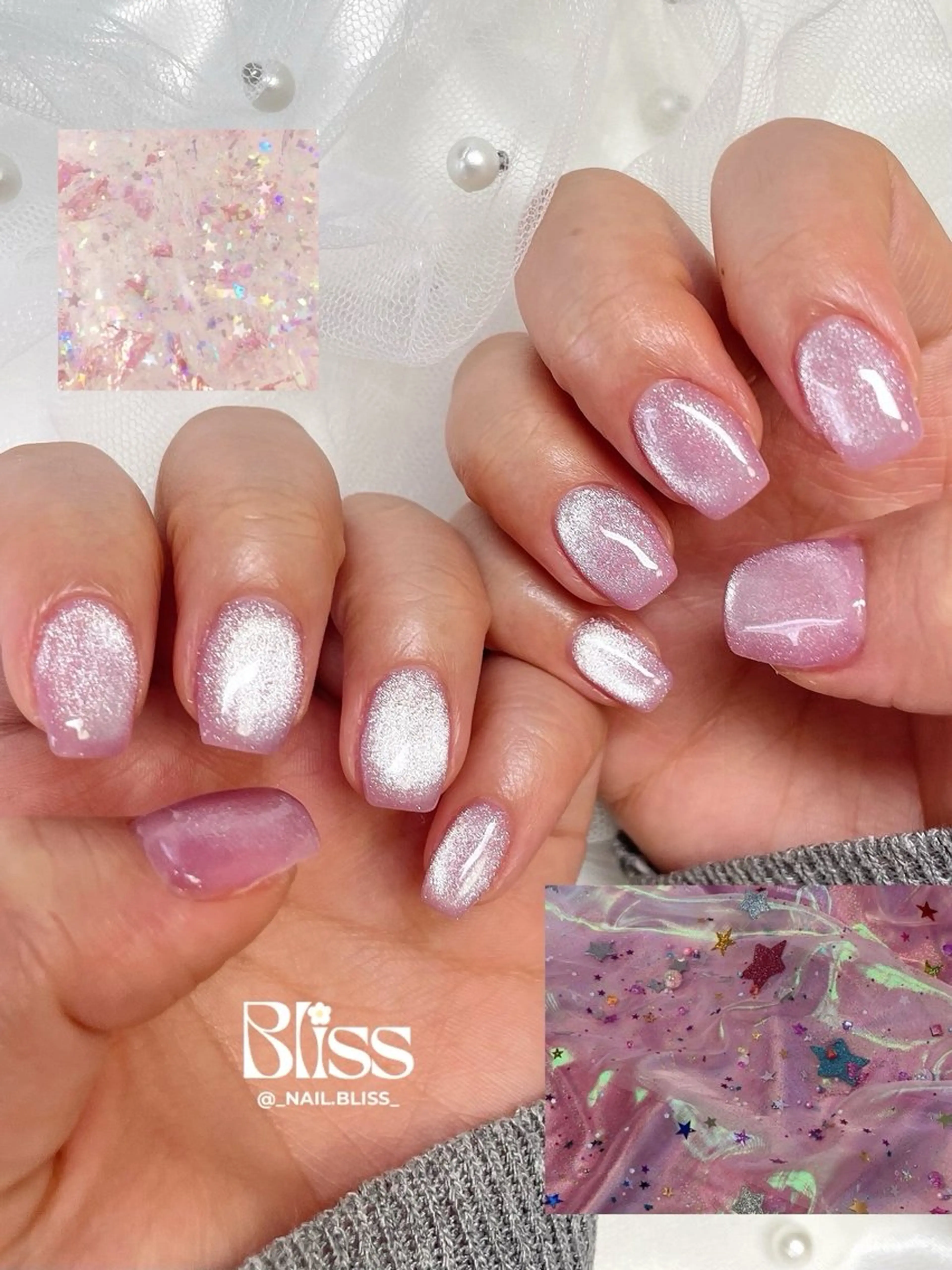 ネイル マグネットネイル ハンドネイル NAIL BLISSのネイルデザイン