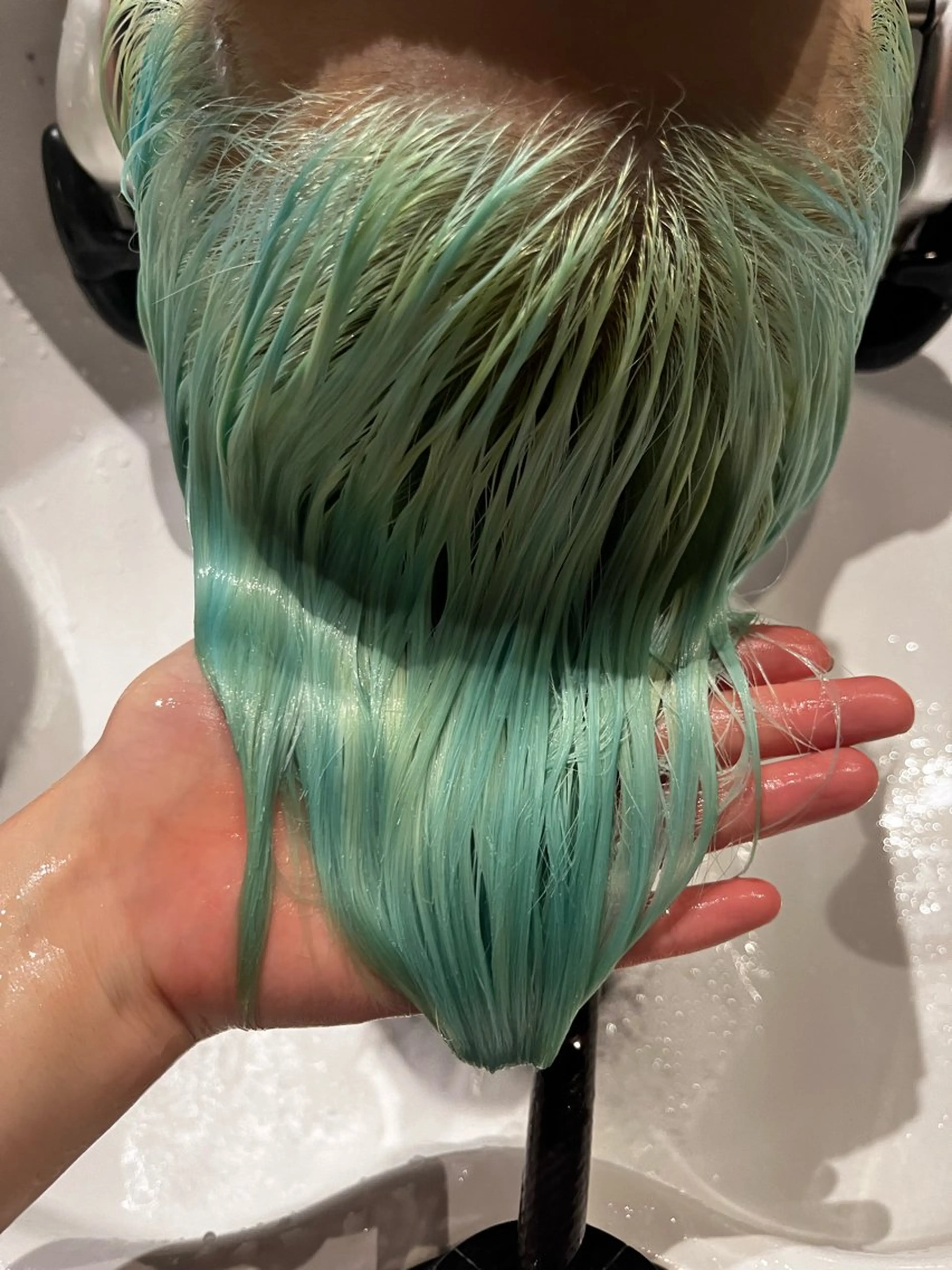 ショート カラー ミント 🍎ハイトーン学芸大 /ヨーコのヘアスタイル