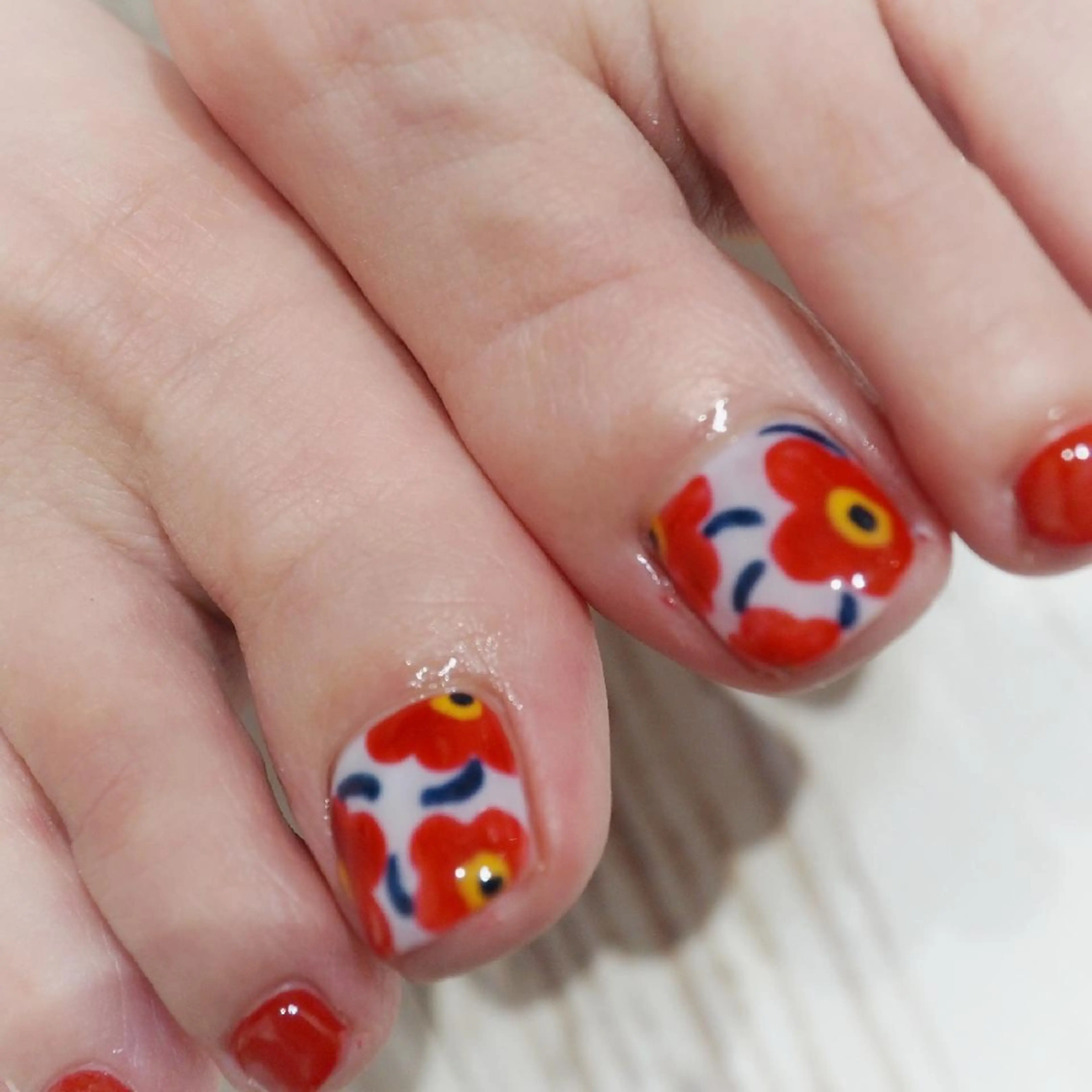 ネイル アートネイル ワンカラーネイル infinity skyのネイルデザイン