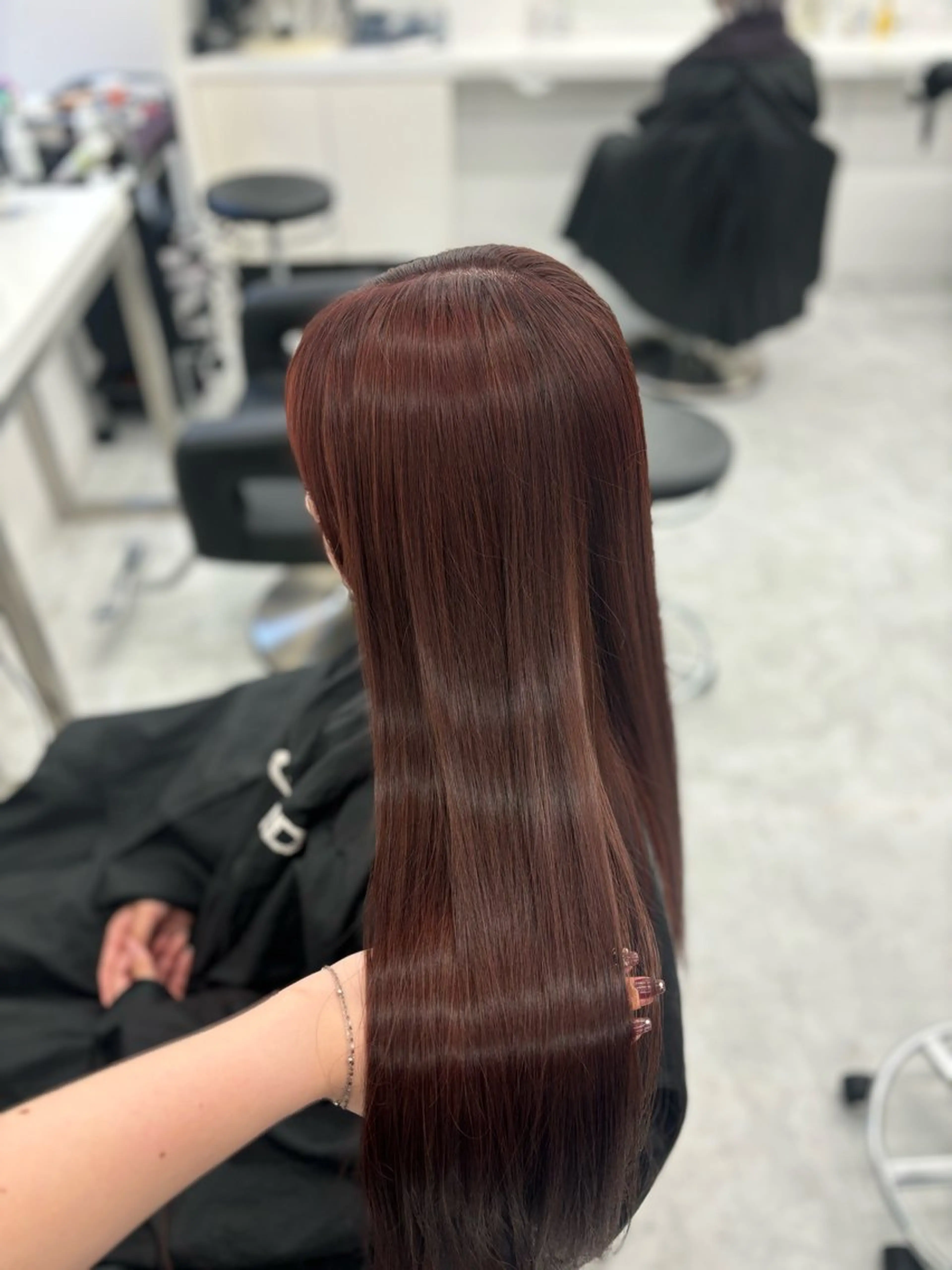 セミロング カラー ヘアカラー トリートメント 🤍レイヤー/顔周り /hirari🤍のヘアスタイル