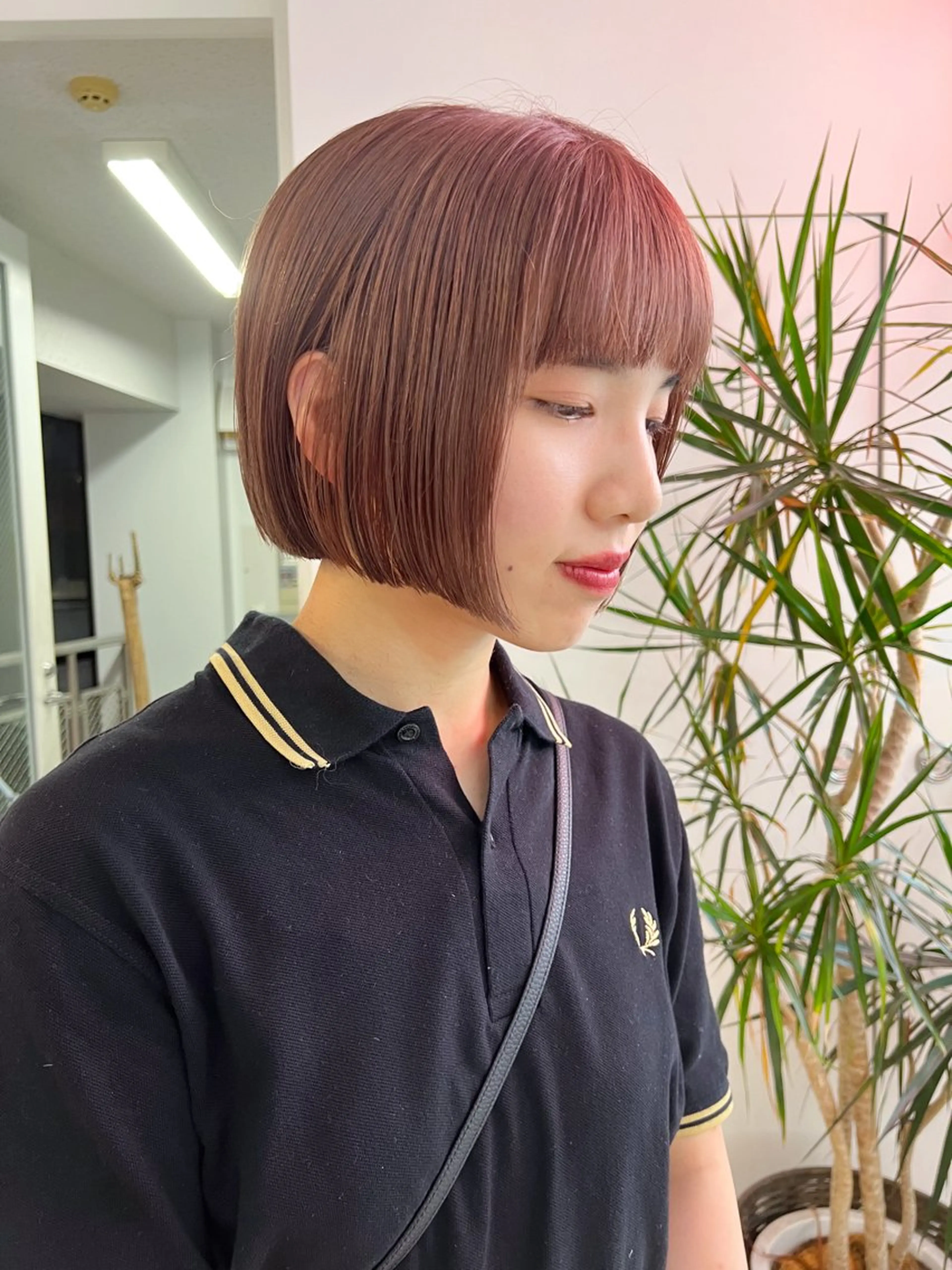 ショート カラー カット ヘアカラー トリートメント トレンドボブ /ミリヤのヘアスタイル