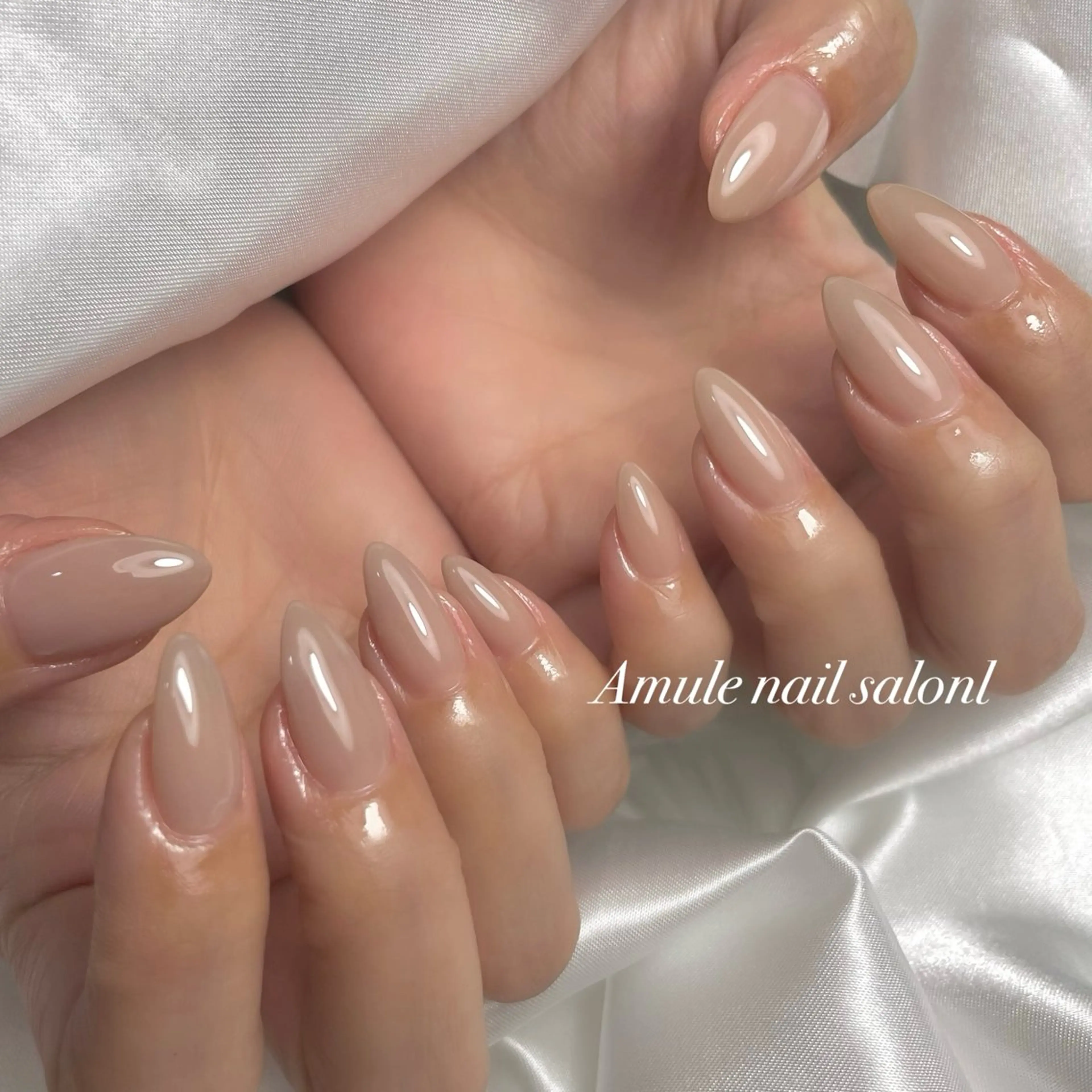 ネイル ピンク ハンドネイル Amule nailsalonのネイルデザイン