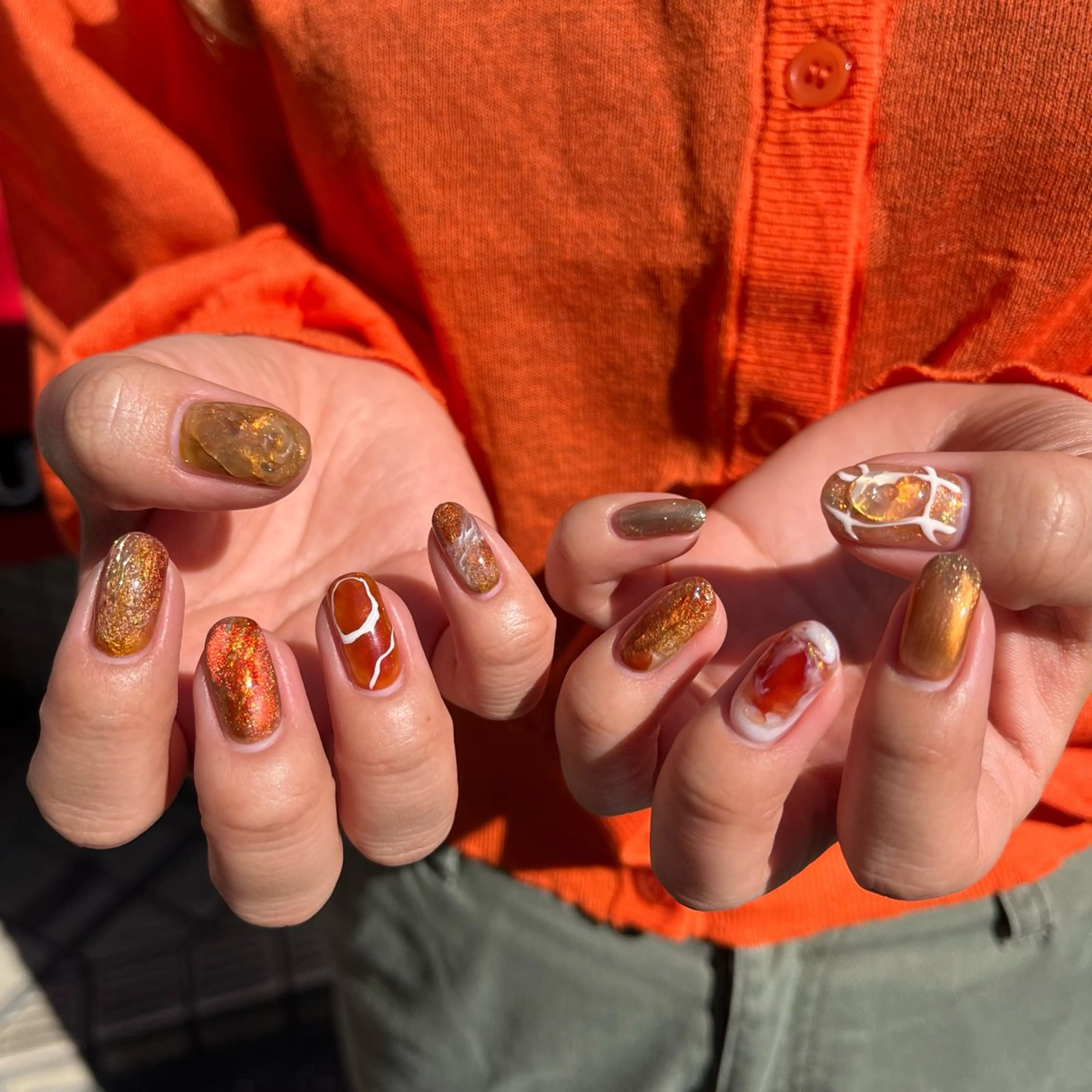 限定オフなし持ちこみネイル💅の写真