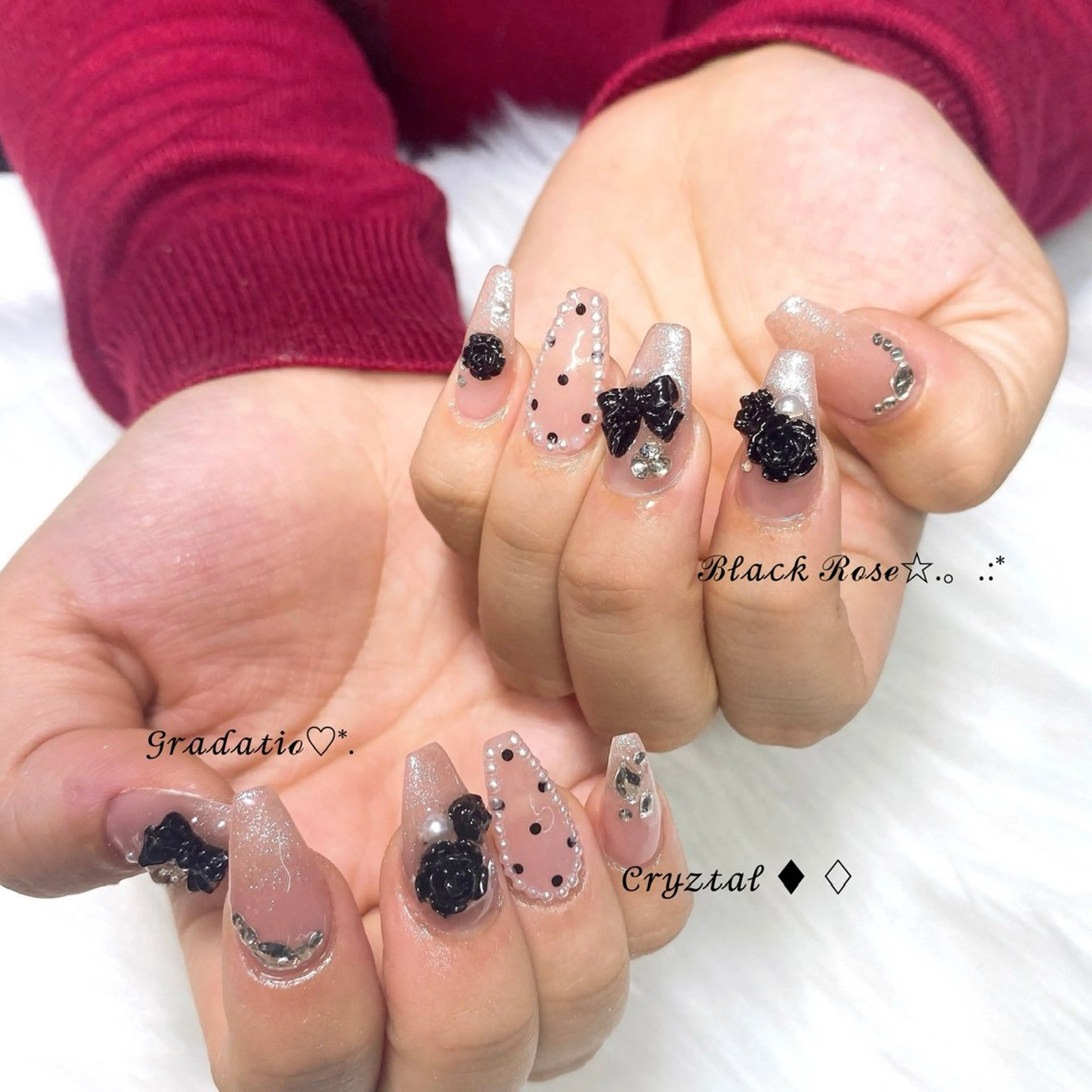 ネイル ハンドネイル ayaka ギャルネイル🎀のネイルデザイン