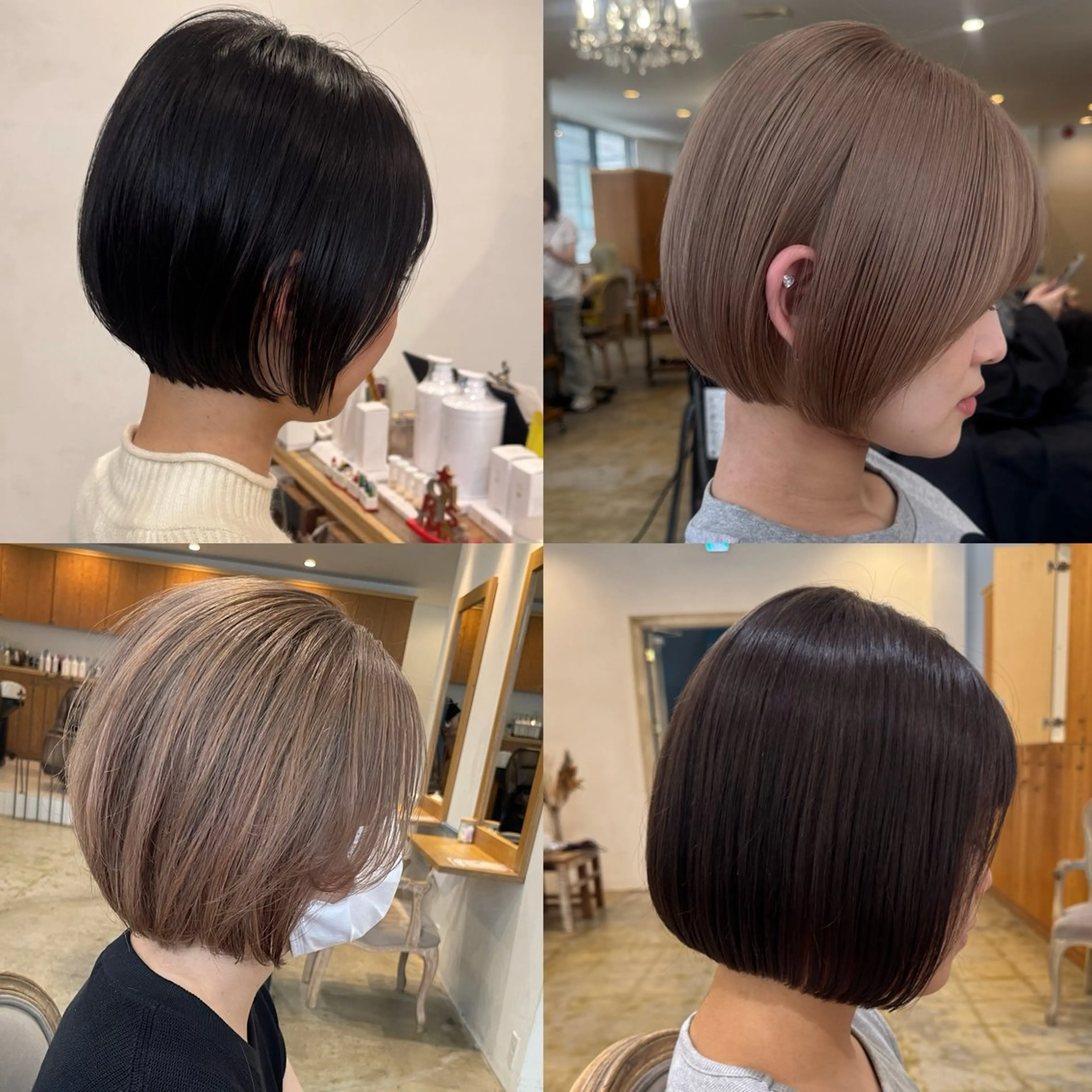 【✂️似合わせこだわります✂️】大人ボブカット&コーティングトリートメント¥1,500の写真