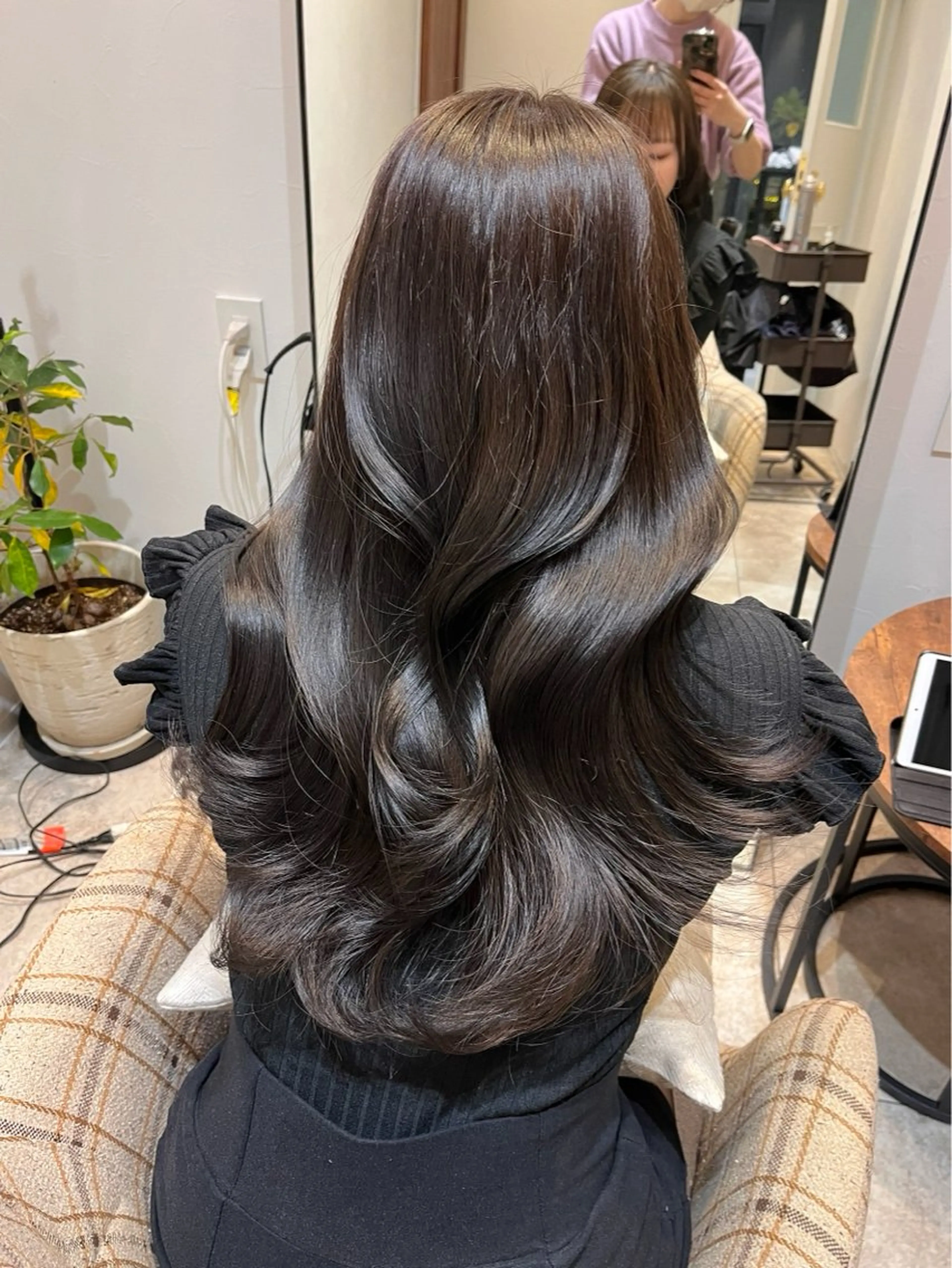 セミロング トリートメント 堀江 真維のヘアスタイル