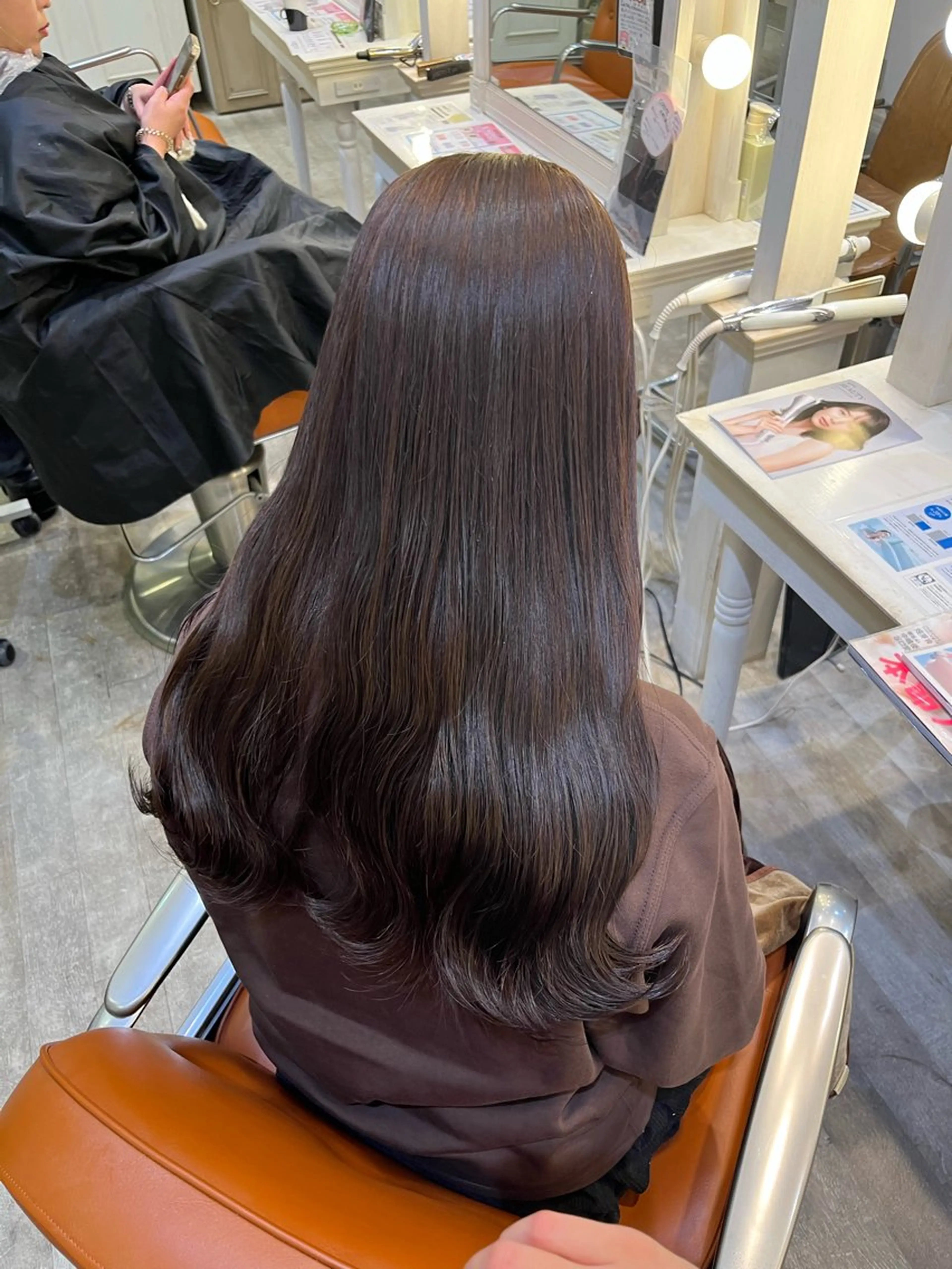 カラー ブリーチ ダブルカラー ブリーチなしカラー ヘアカラー エクステ🎀 暖色カラー🎀amiのヘアスタイル