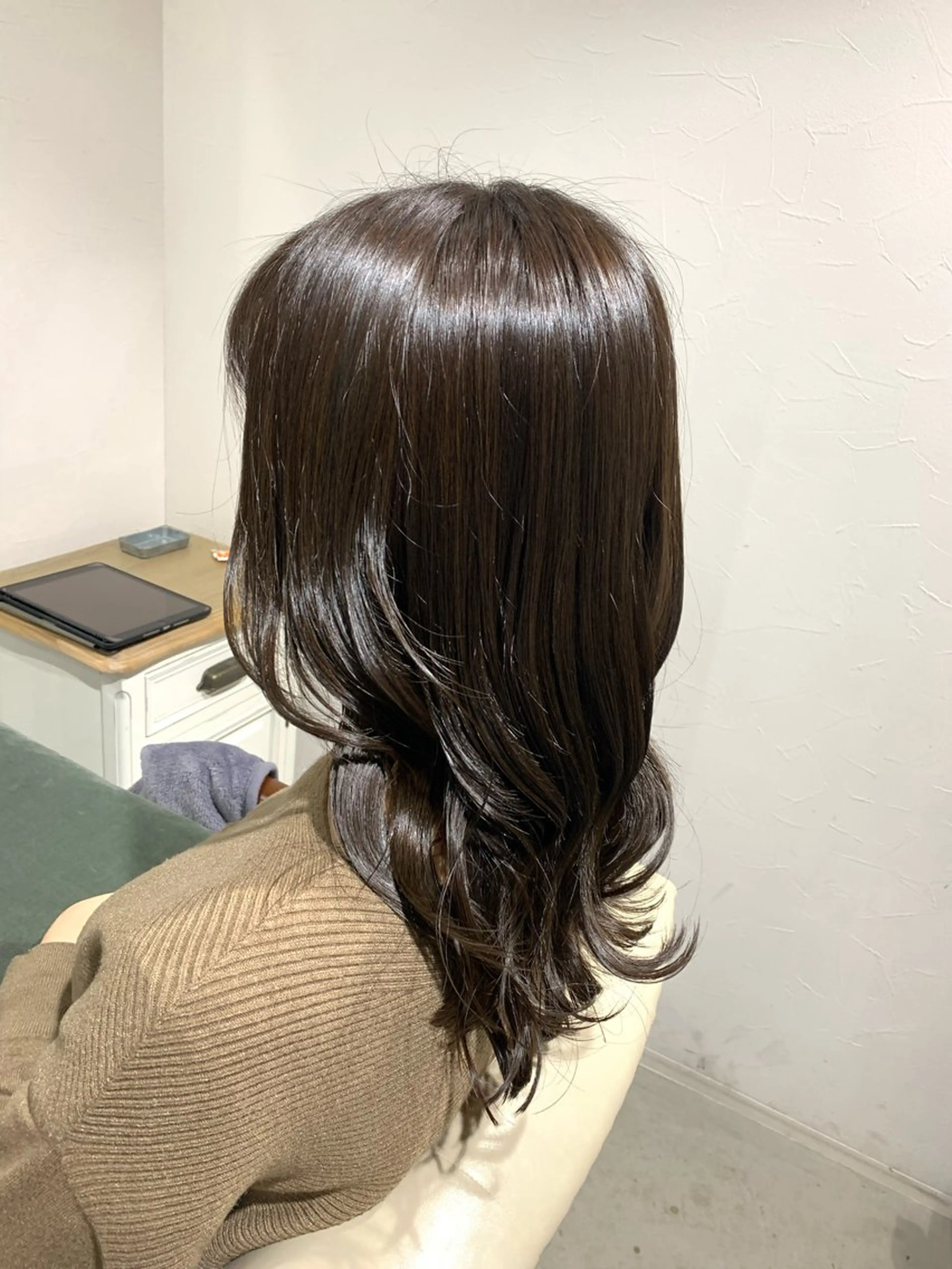 ロング カラー 福永 ちひろのヘアスタイル