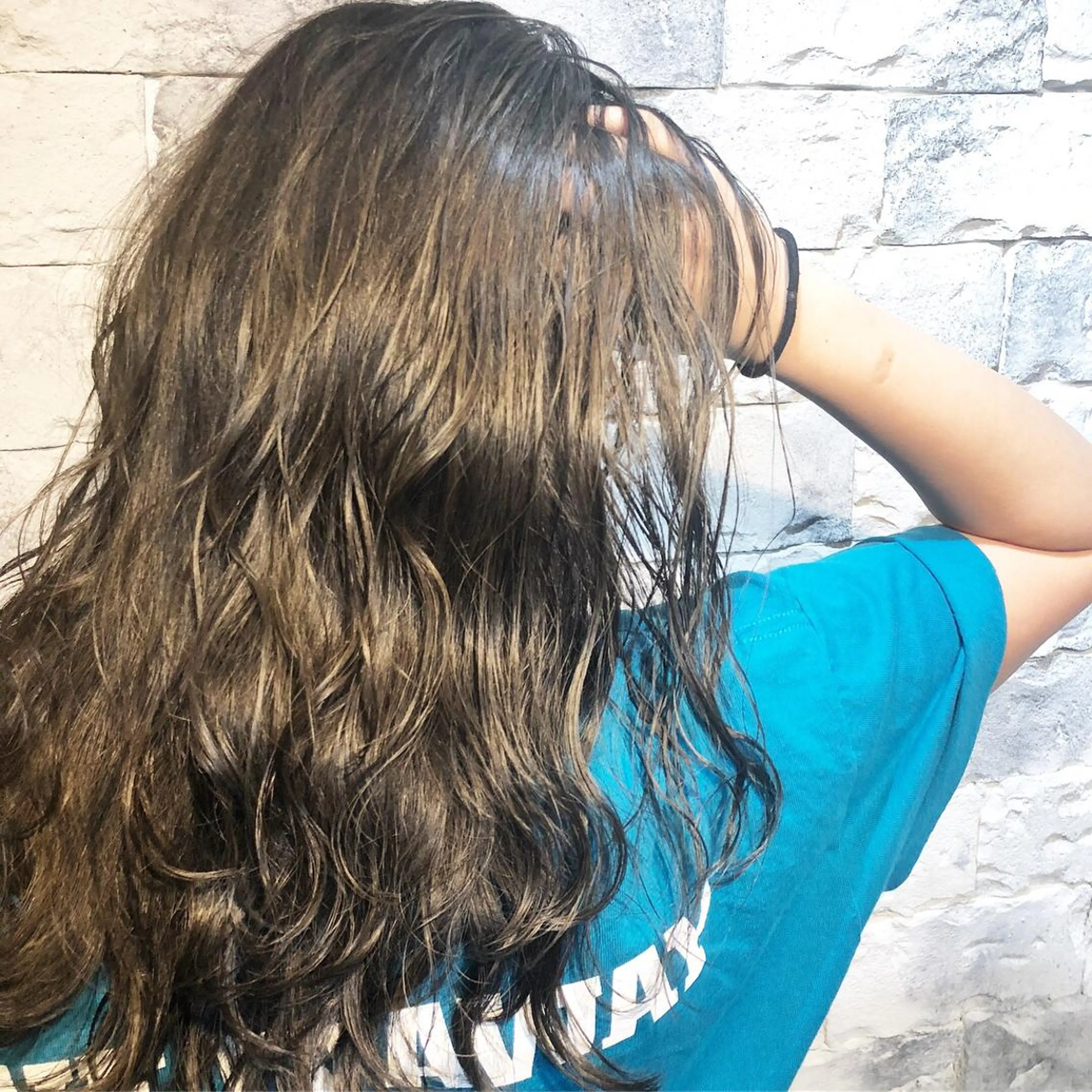 セミロング カラー アディクシーカラー グラデーションカラー グレージュ ハイライトカラー イルミナカラー 綺麗な髪質にしたい方 限定🌈清水　祥のヘアスタイル