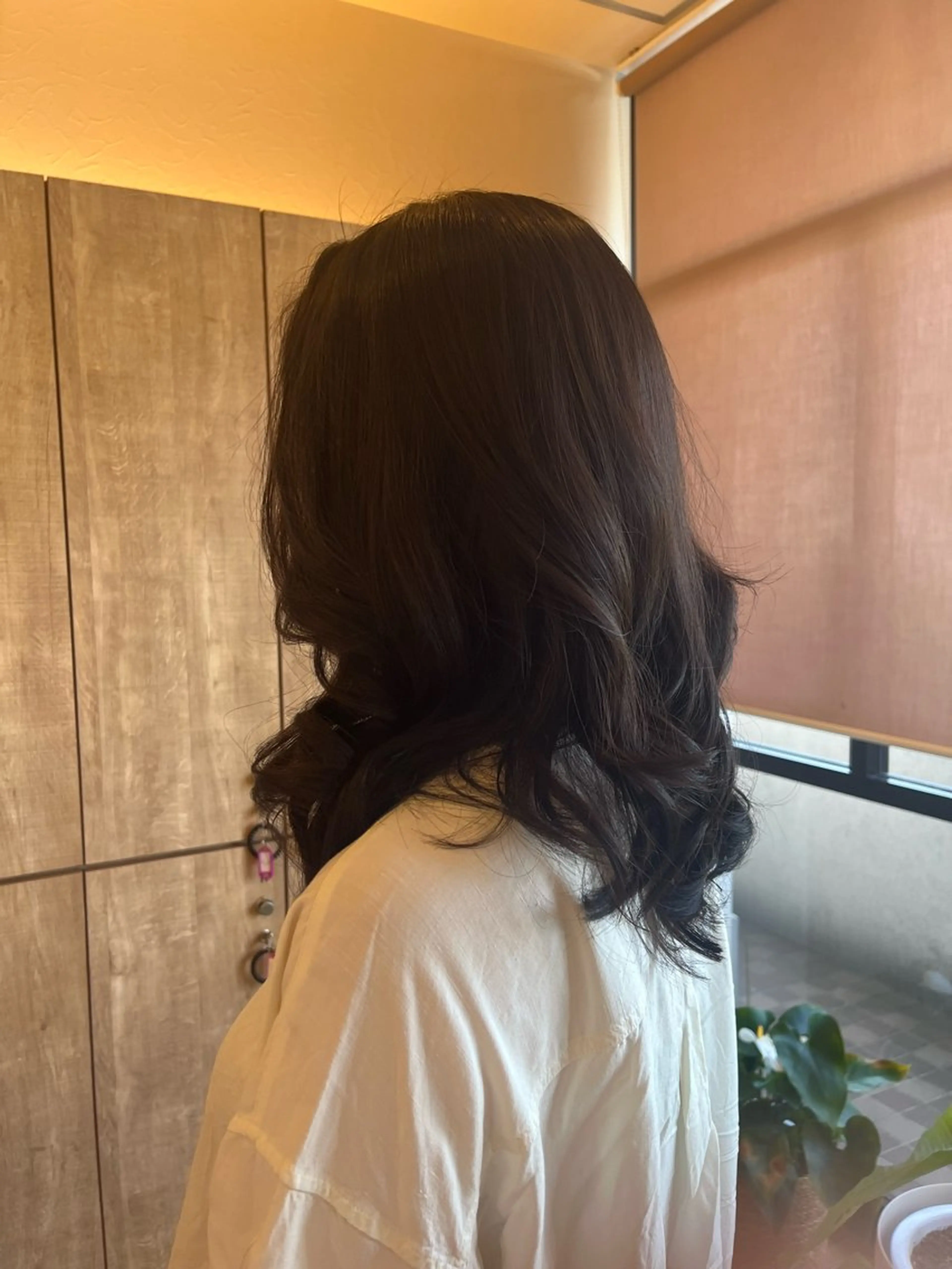 セミロング パーマ セミロングパーマ 韓国風ヘア RAPTURE 宝地店のヘアスタイル