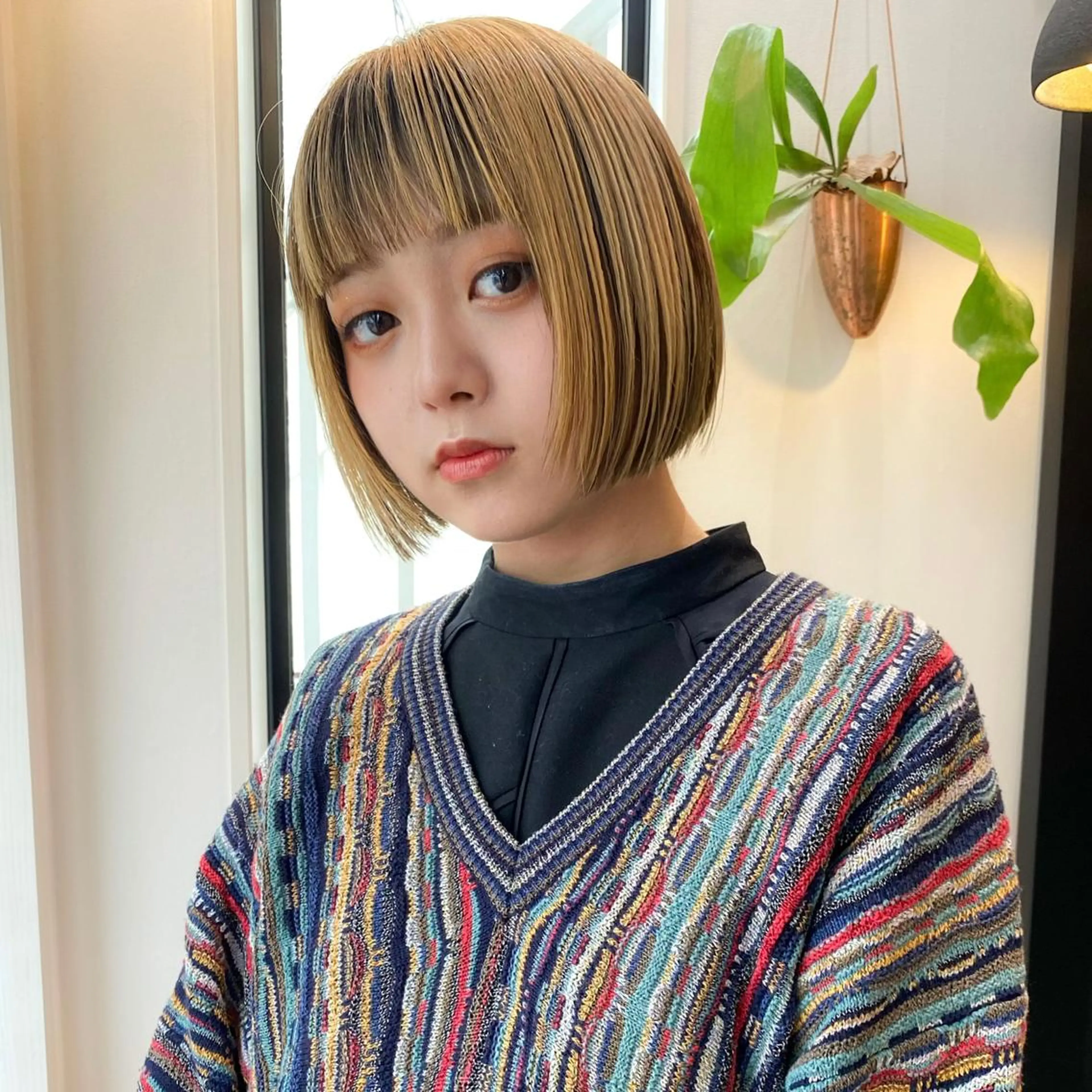 ショート ダウンパーマ 【sity.ザイク】のヘアスタイル