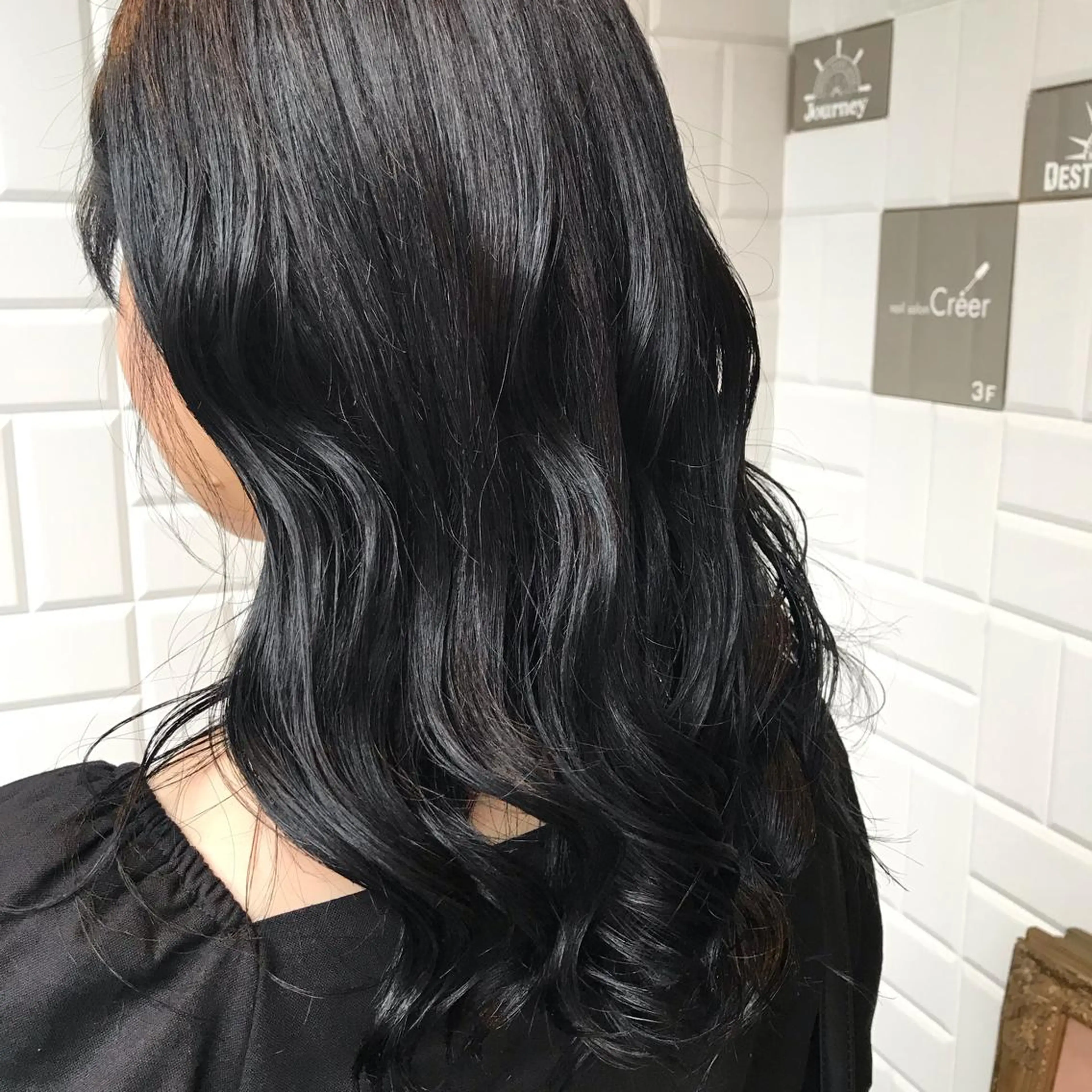 ロング カラー アオイ🩵暖色 /まろやかカラーのヘアスタイル