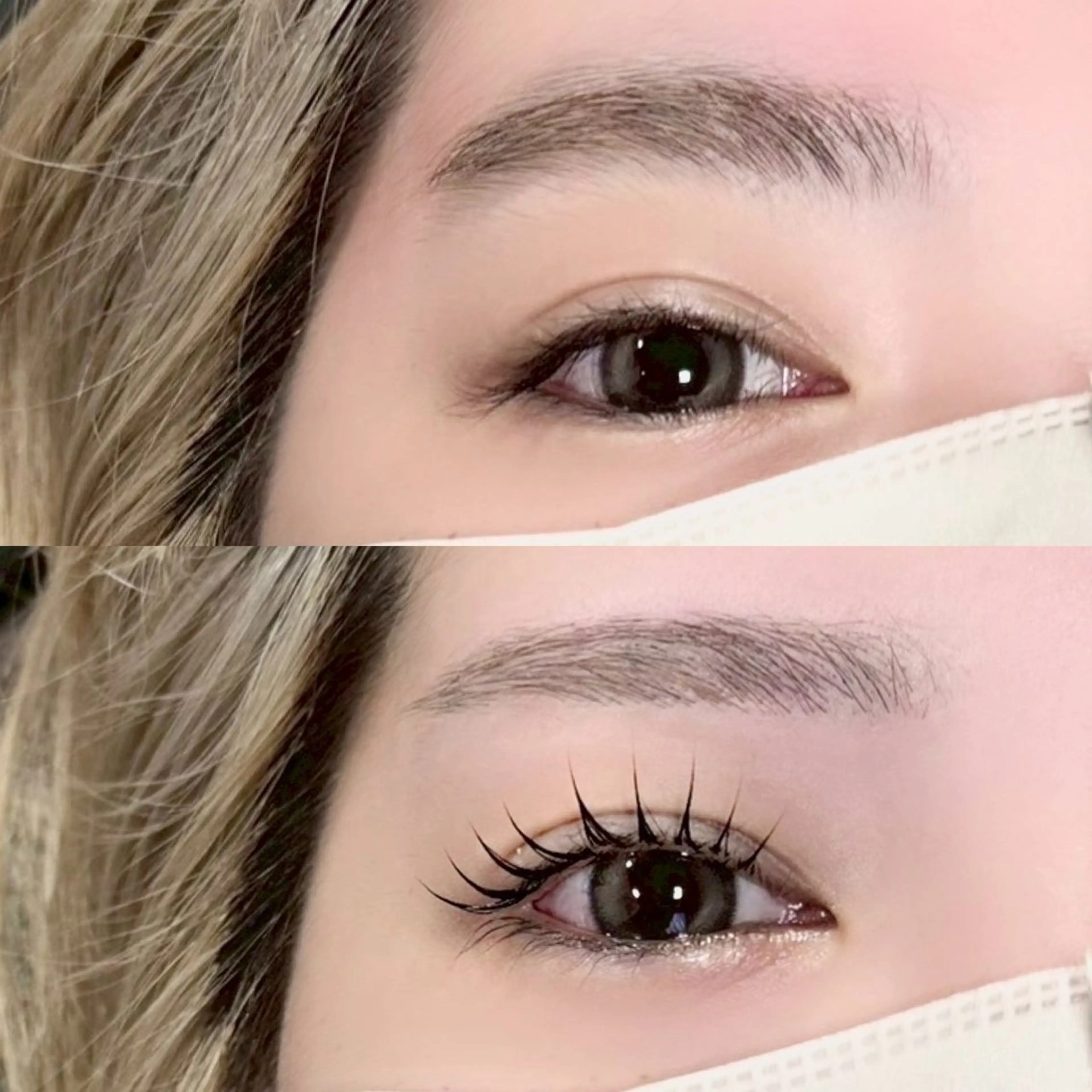 ⭐️アイブロウWax⭐️眉は生え方や左右の形も人それぞれです。左右のバランスや生え方、生え癖を見ながらご提案致します♩の写真