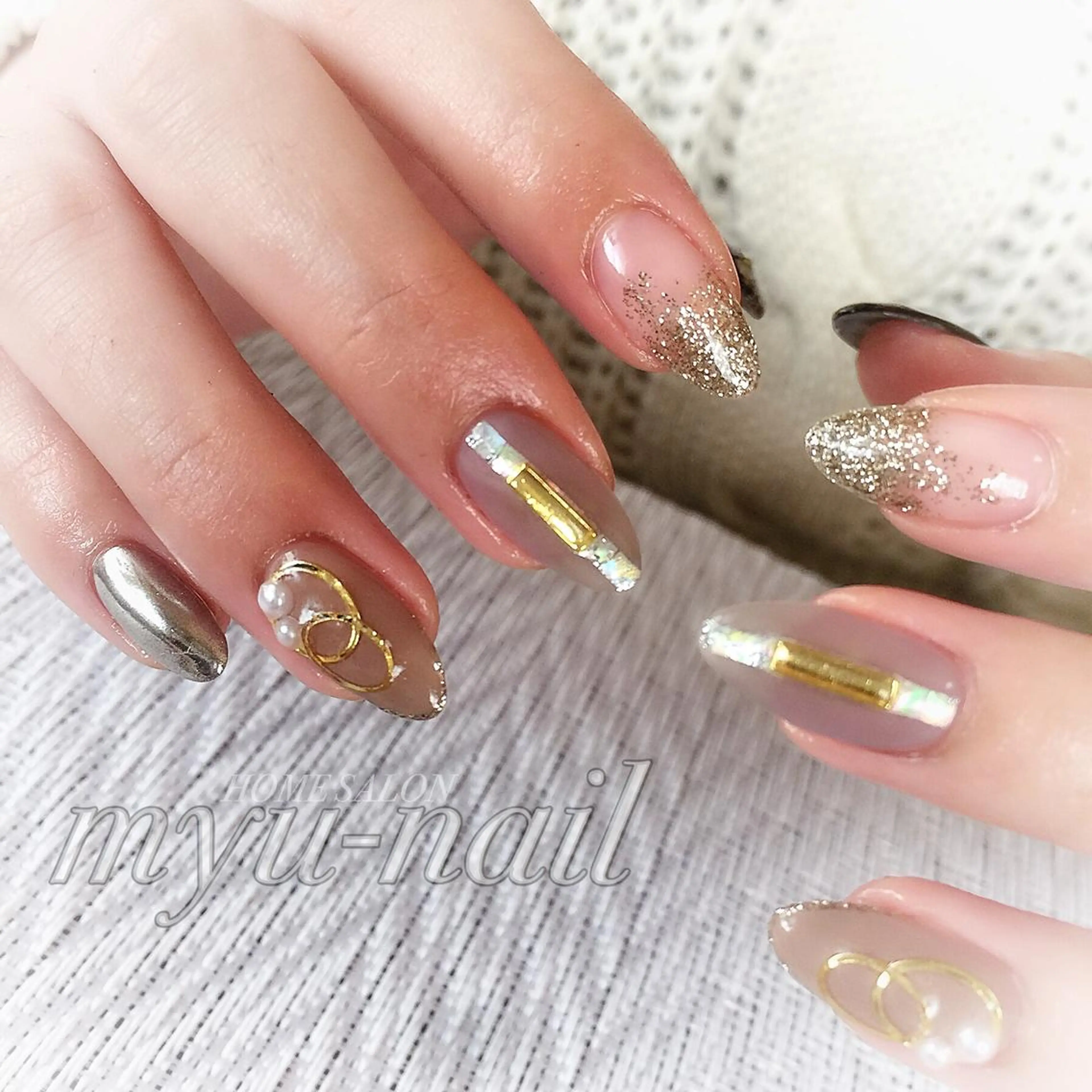 ネイル ホームサロン myu-nailのネイルデザイン