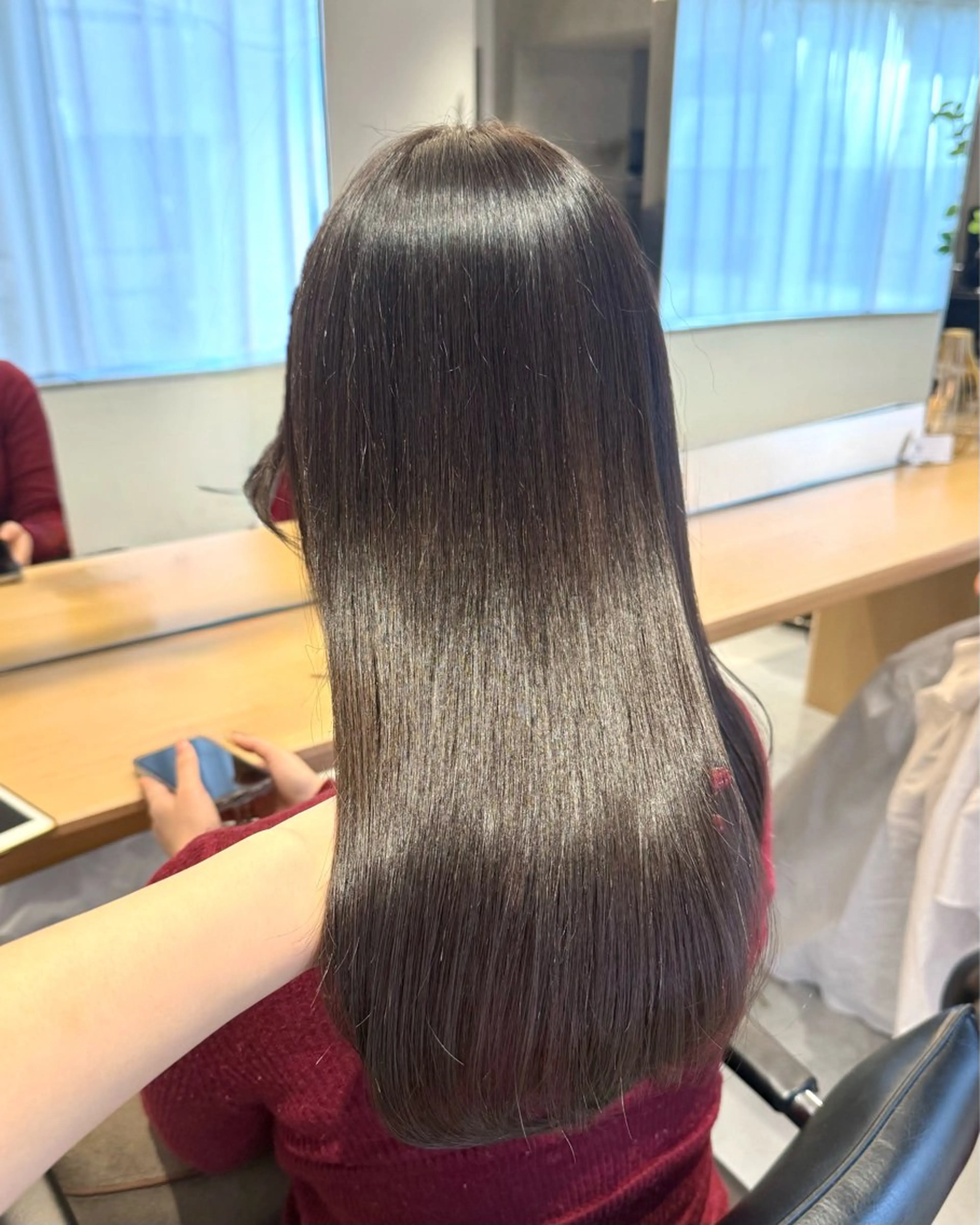 ミディアム カラー 透明感カラー 髪質改善 トリートメント カット ヘアカラー トリートメント ツヤ髪/透け感ヘア 💎Nokaのヘアスタイル