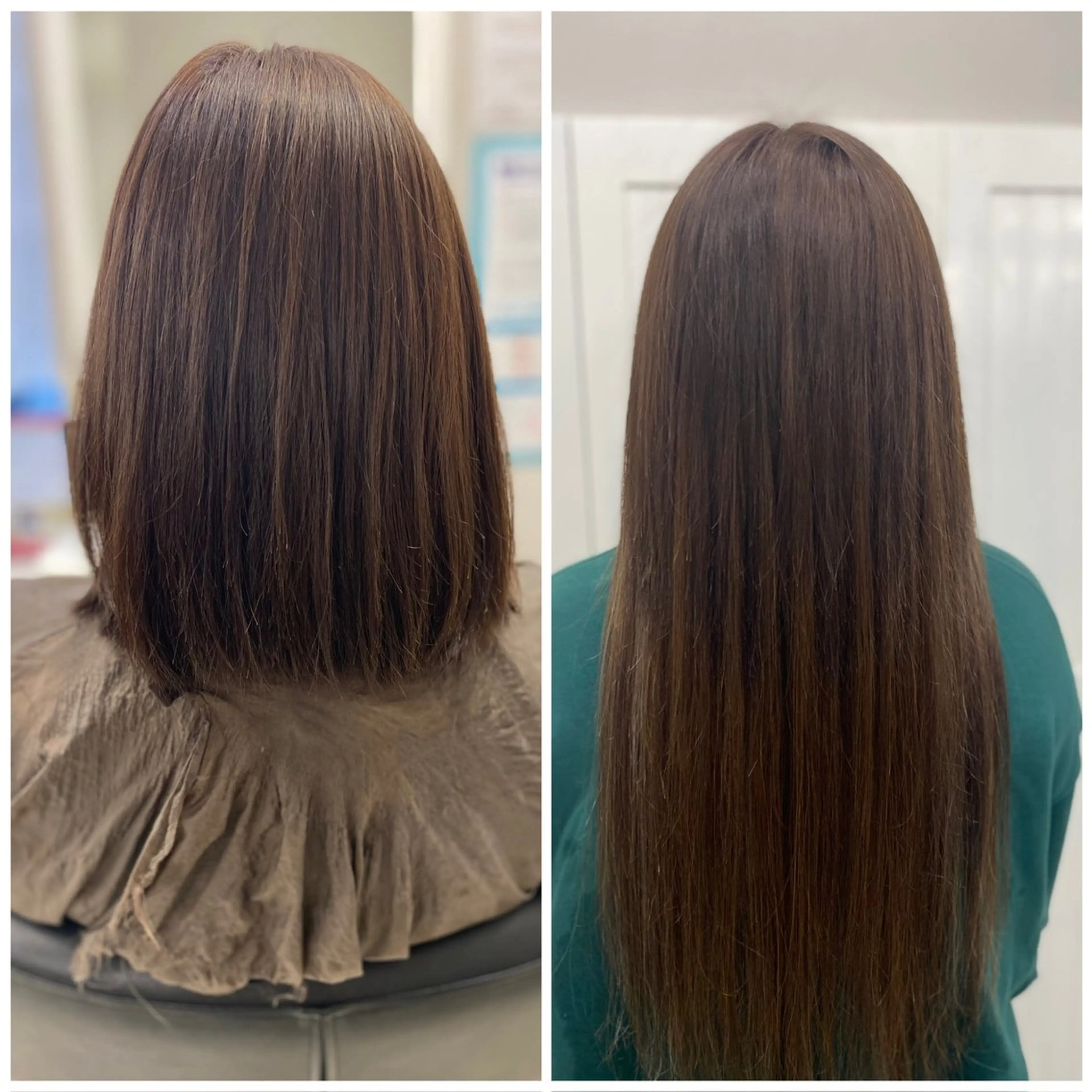 ロング ボブ ロング エクステ 三浦 美鈴のヘアスタイル